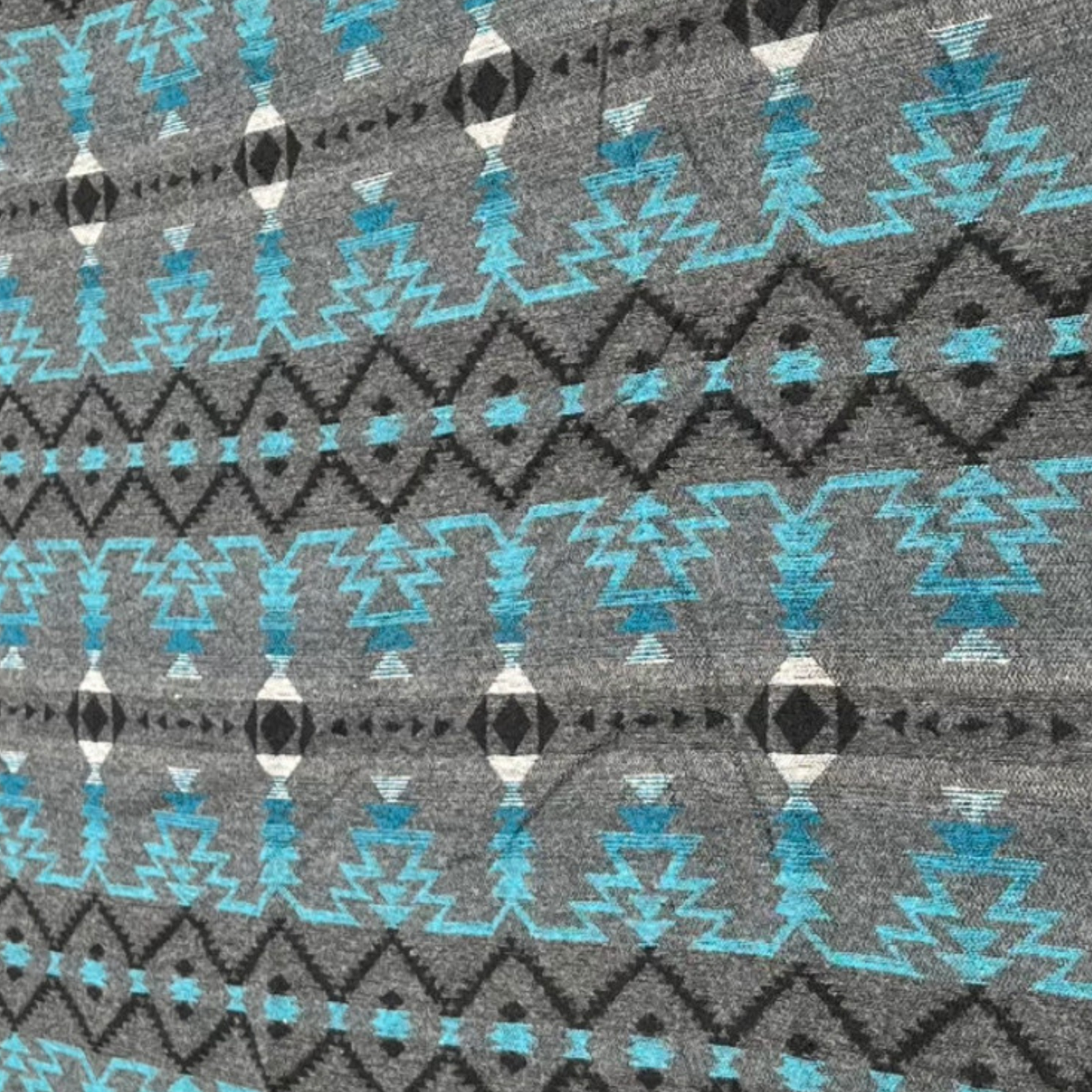 Turquoise Horizon Throw Blanket | Buffalo Cross