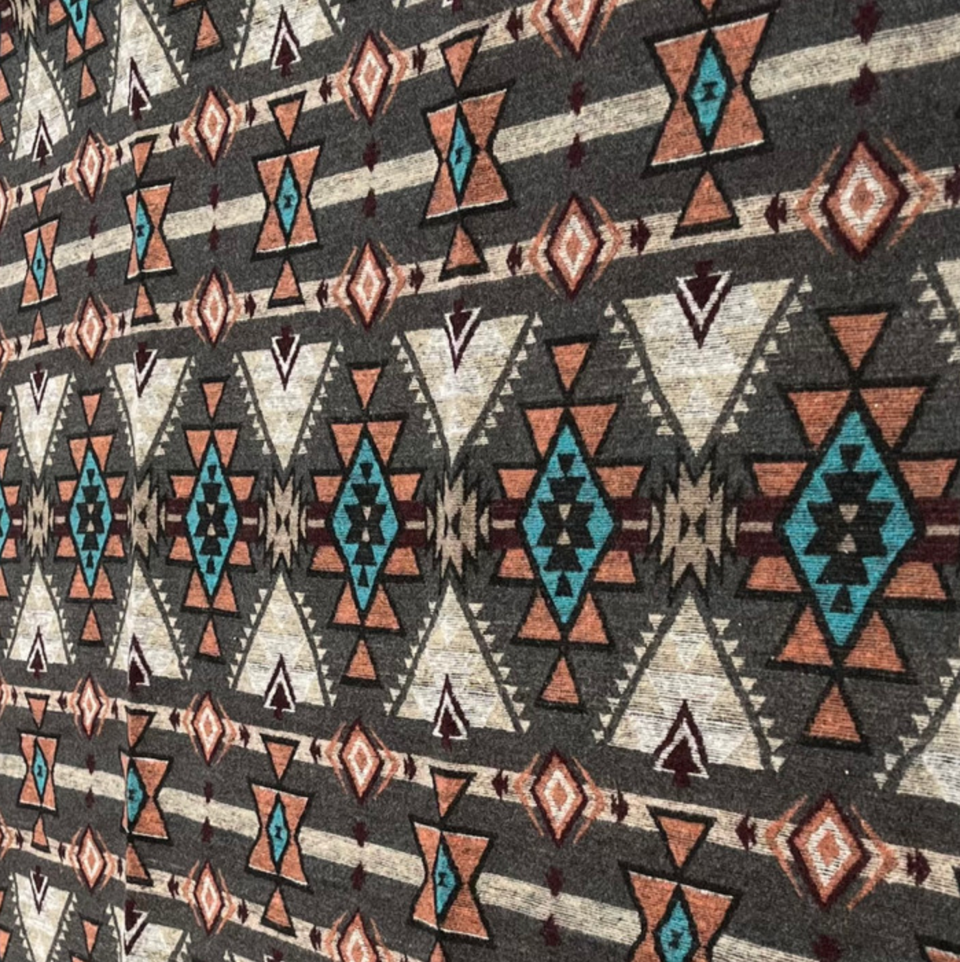 Turquoise Star Throw Blanket | Buffalo Cross