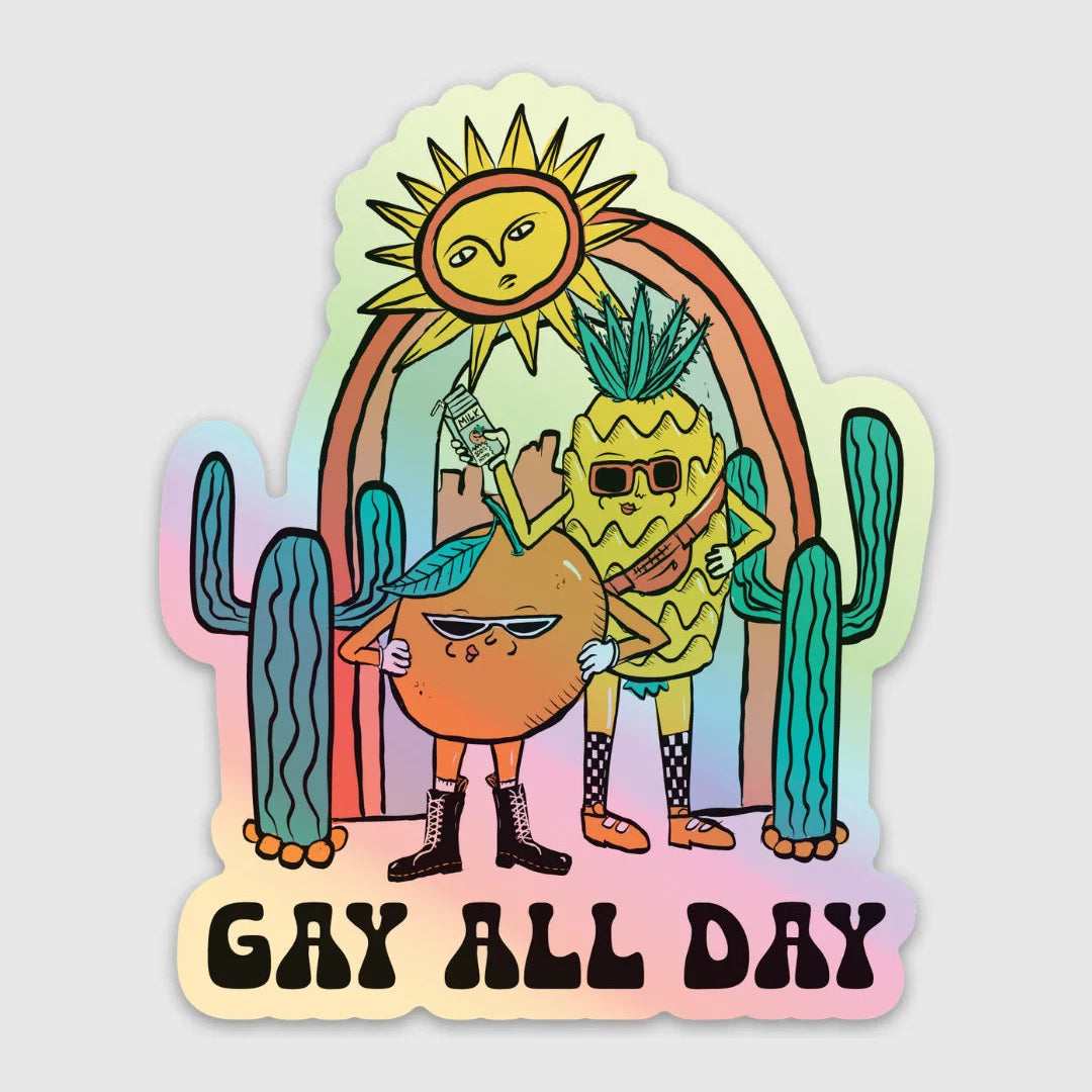 "Gay All Day" Sticker