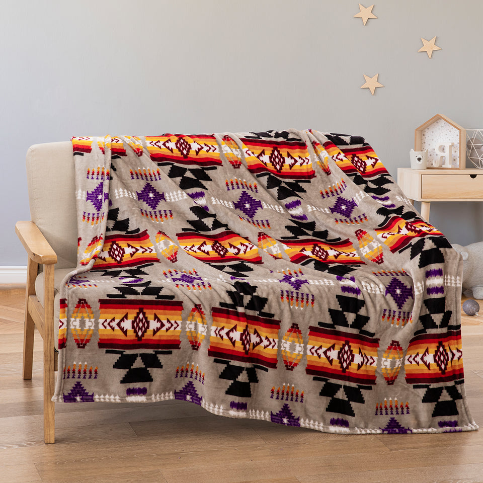 Southwest Silk Touch Throw Blanket 50x60 | NuTrendz