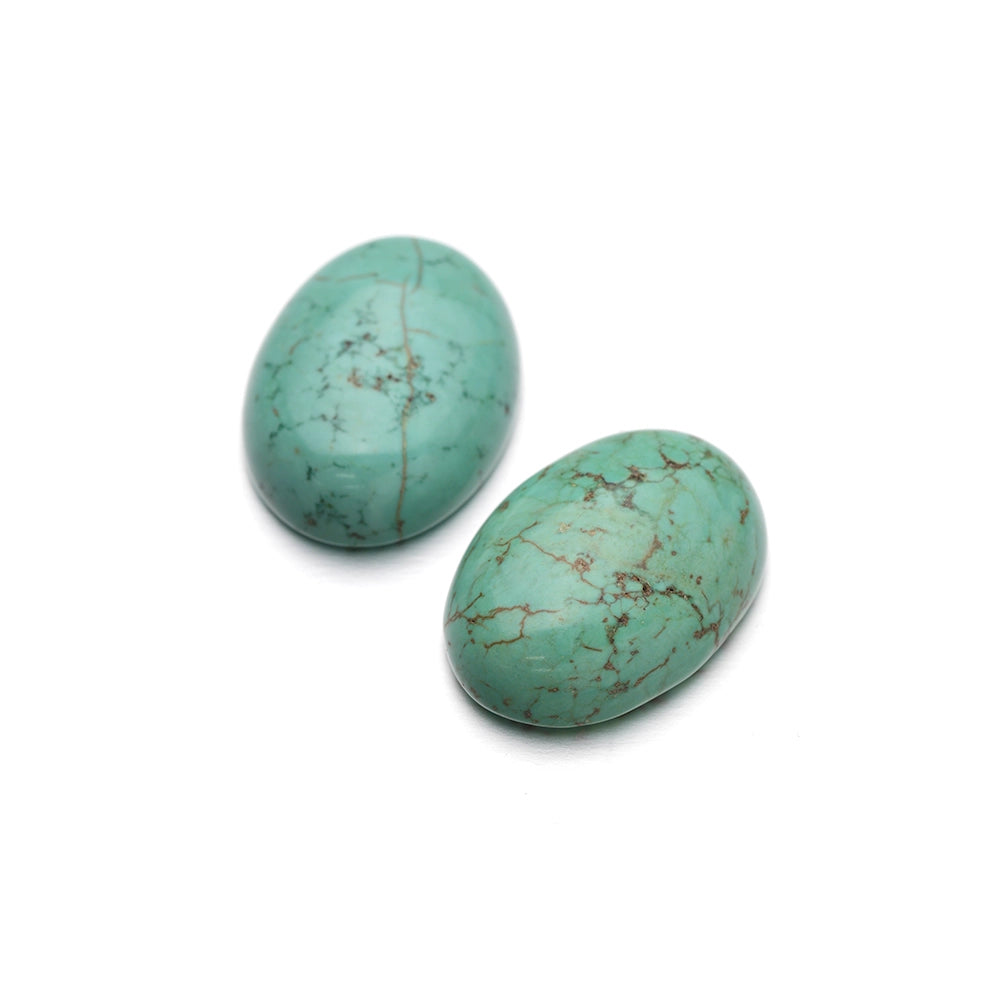 Green Magnesite Oval Cabochons