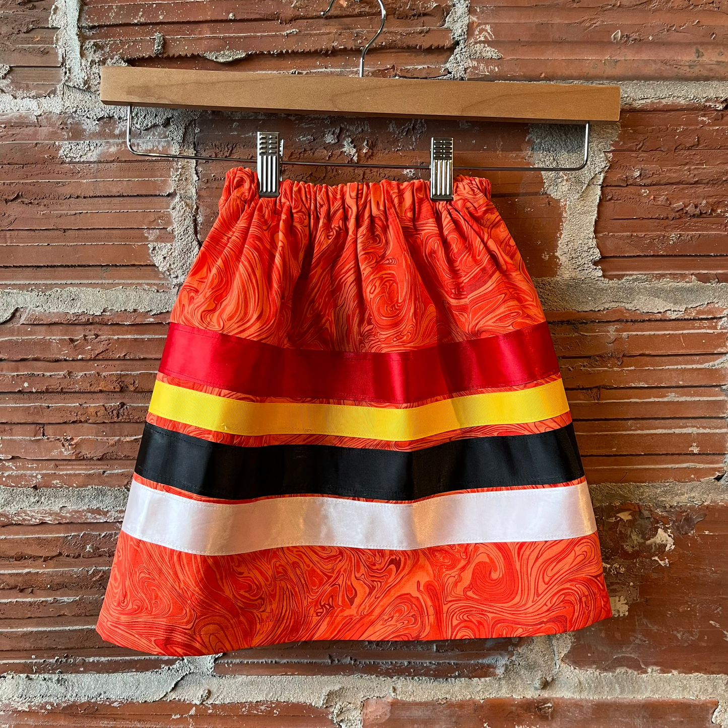 Orange Children's Ribbon Skirt