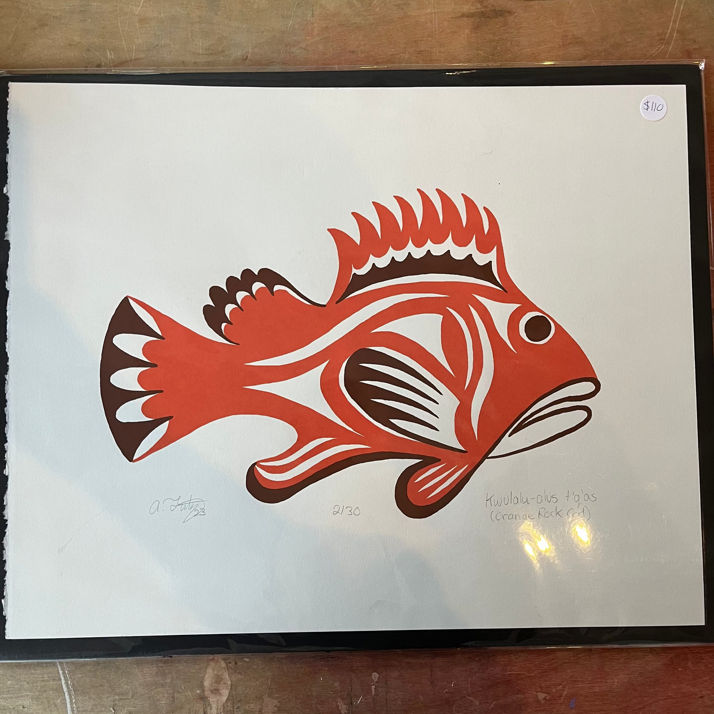 "Kwulalu-alus t'q'as" Limited Edition Serigraph Print