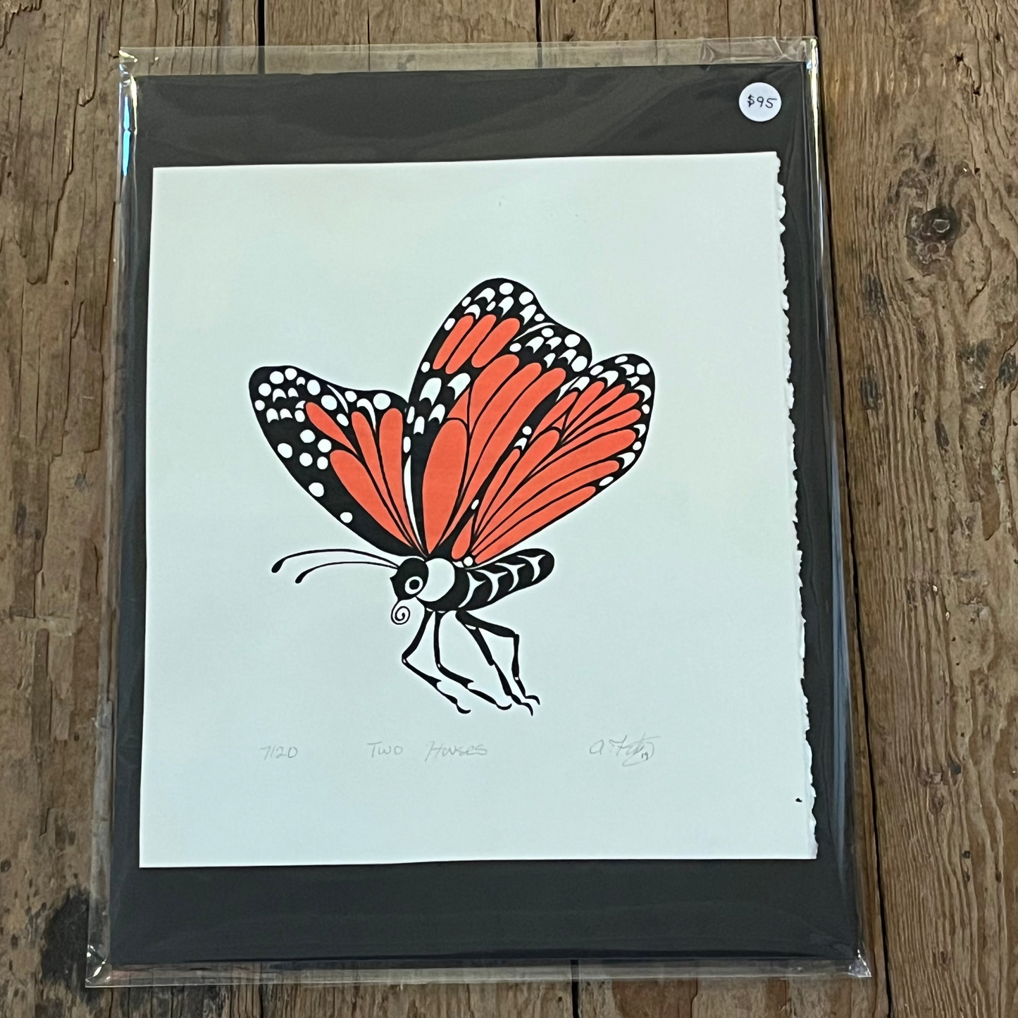 "Two Houses" Serigraph Print