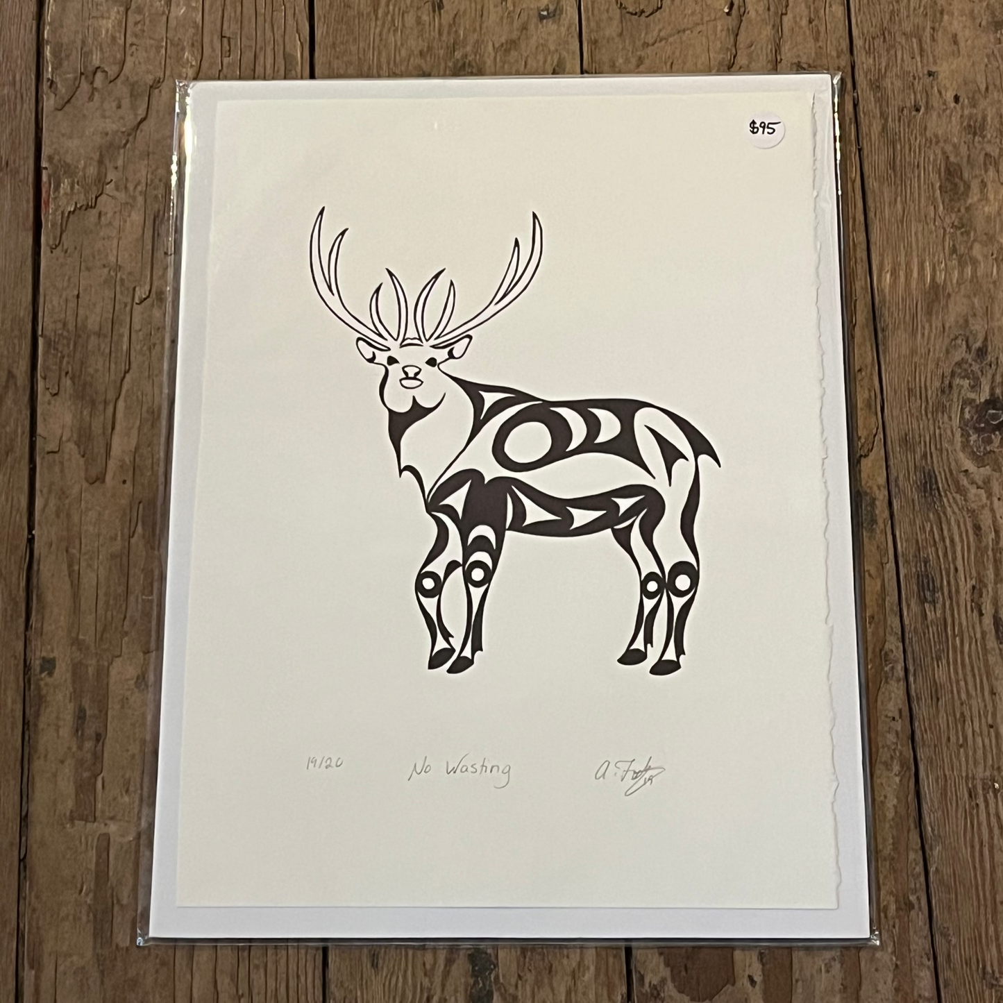 "No Wasting" Limited Edition Serigraph Print