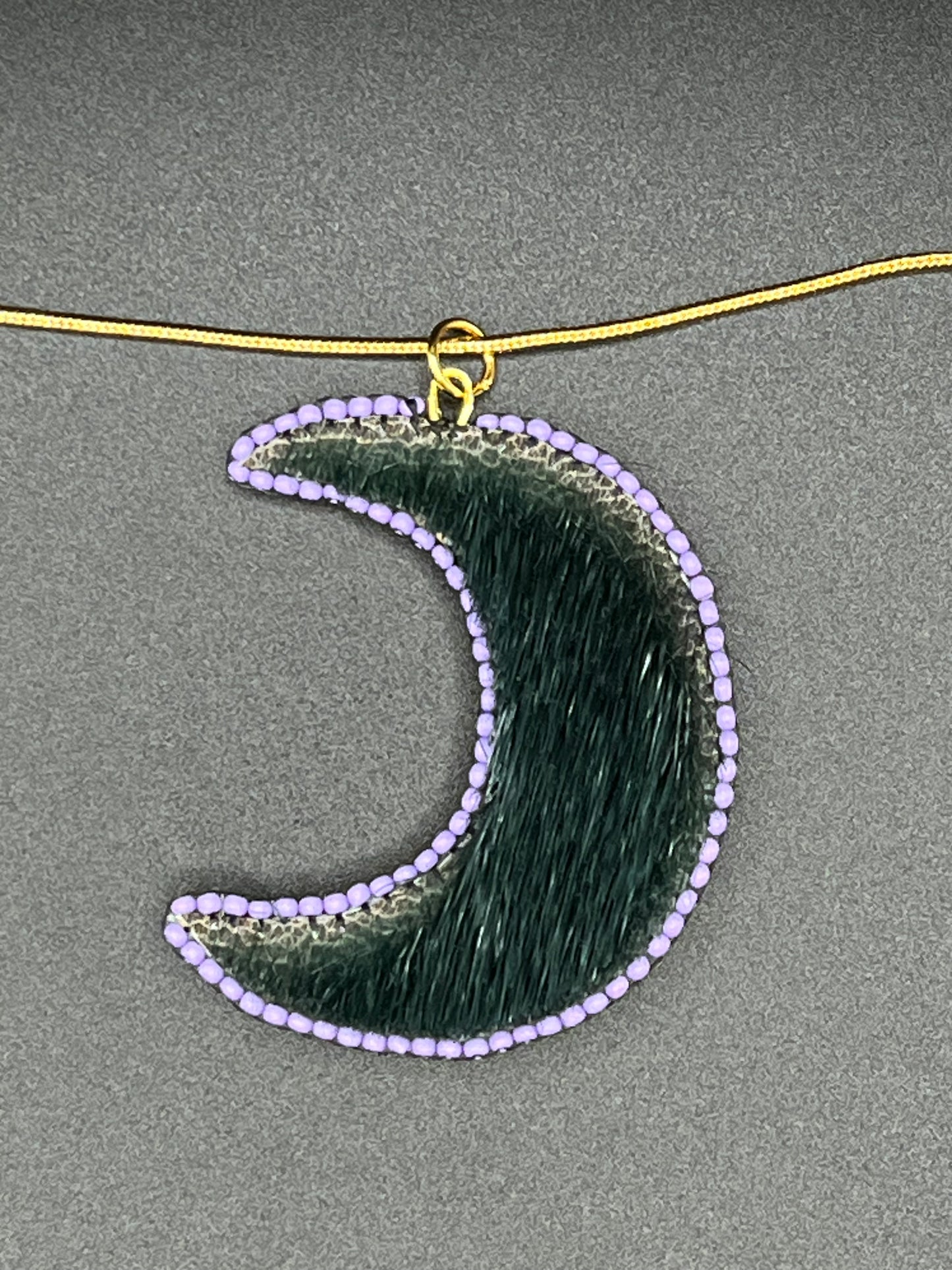 Green Moon Necklace