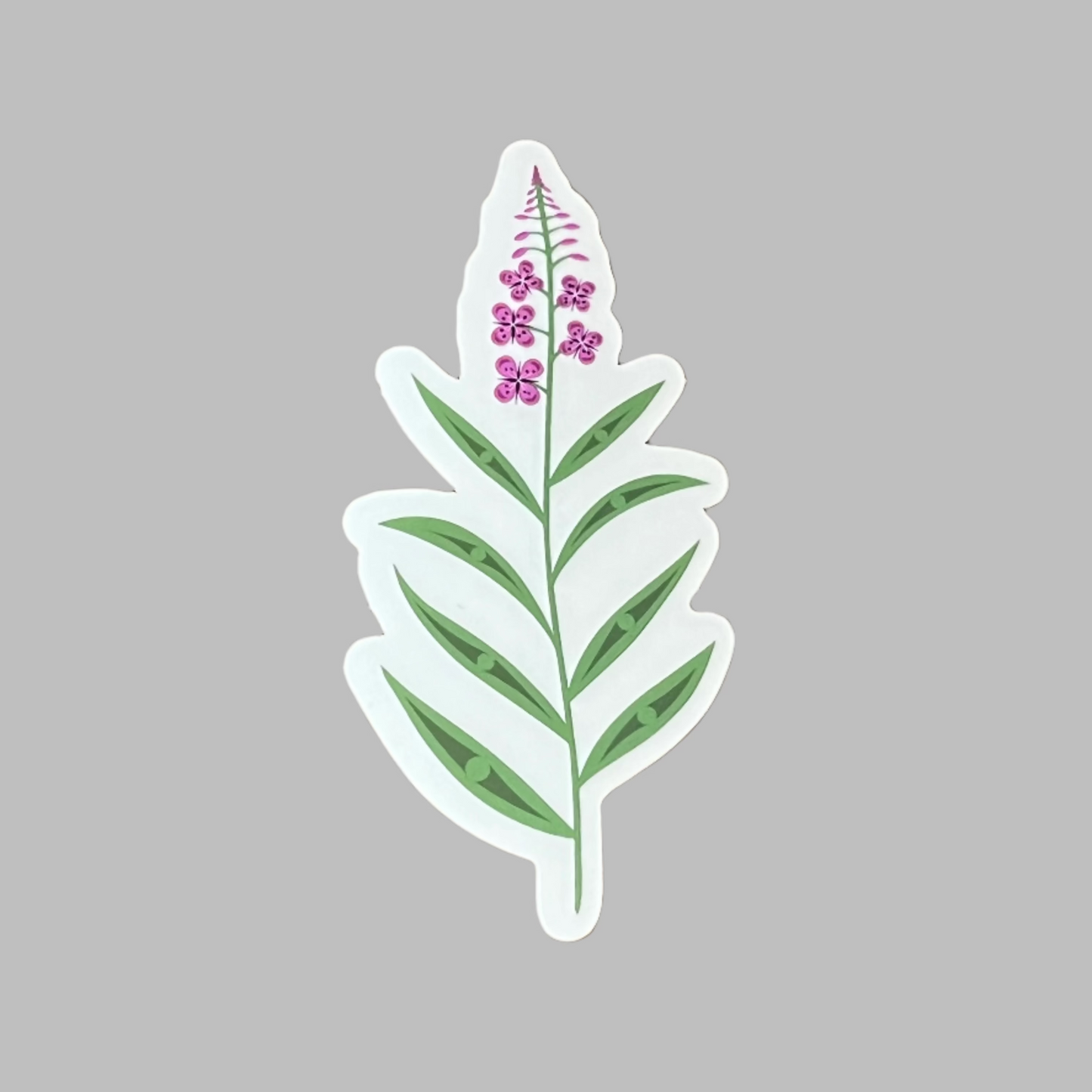 Fireweeed Coast Salish Stickers