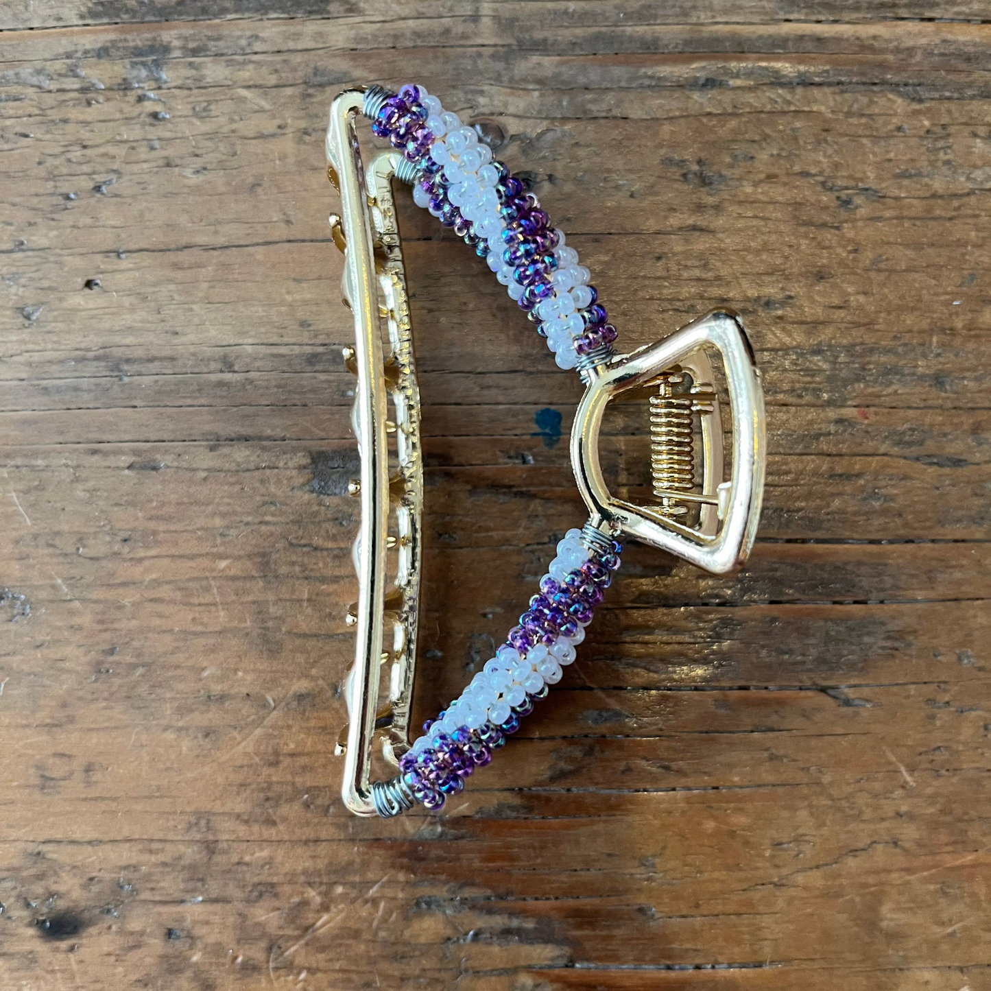 Beaded Hair Clip