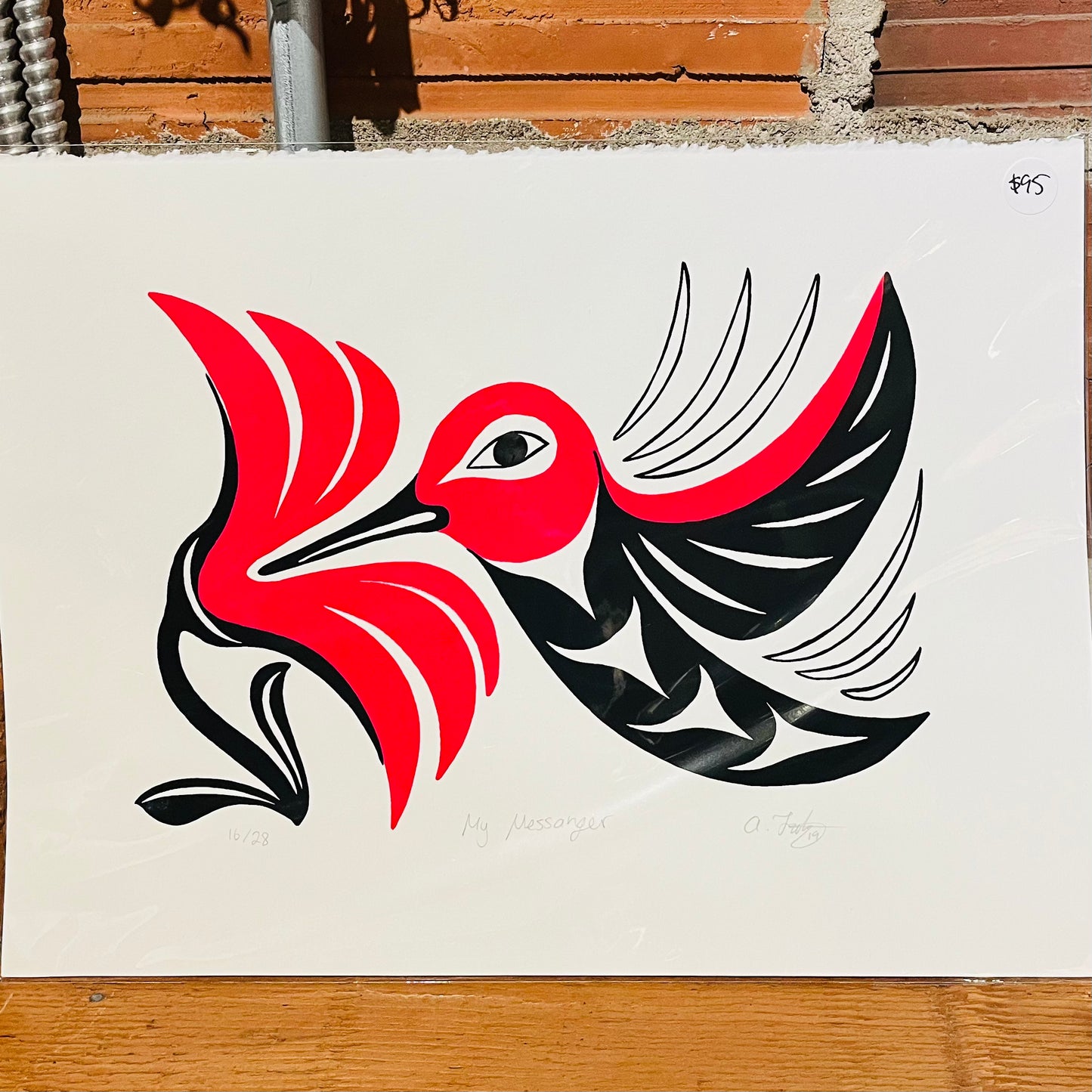 "My Messanger" Limited Edition Serigraph Print