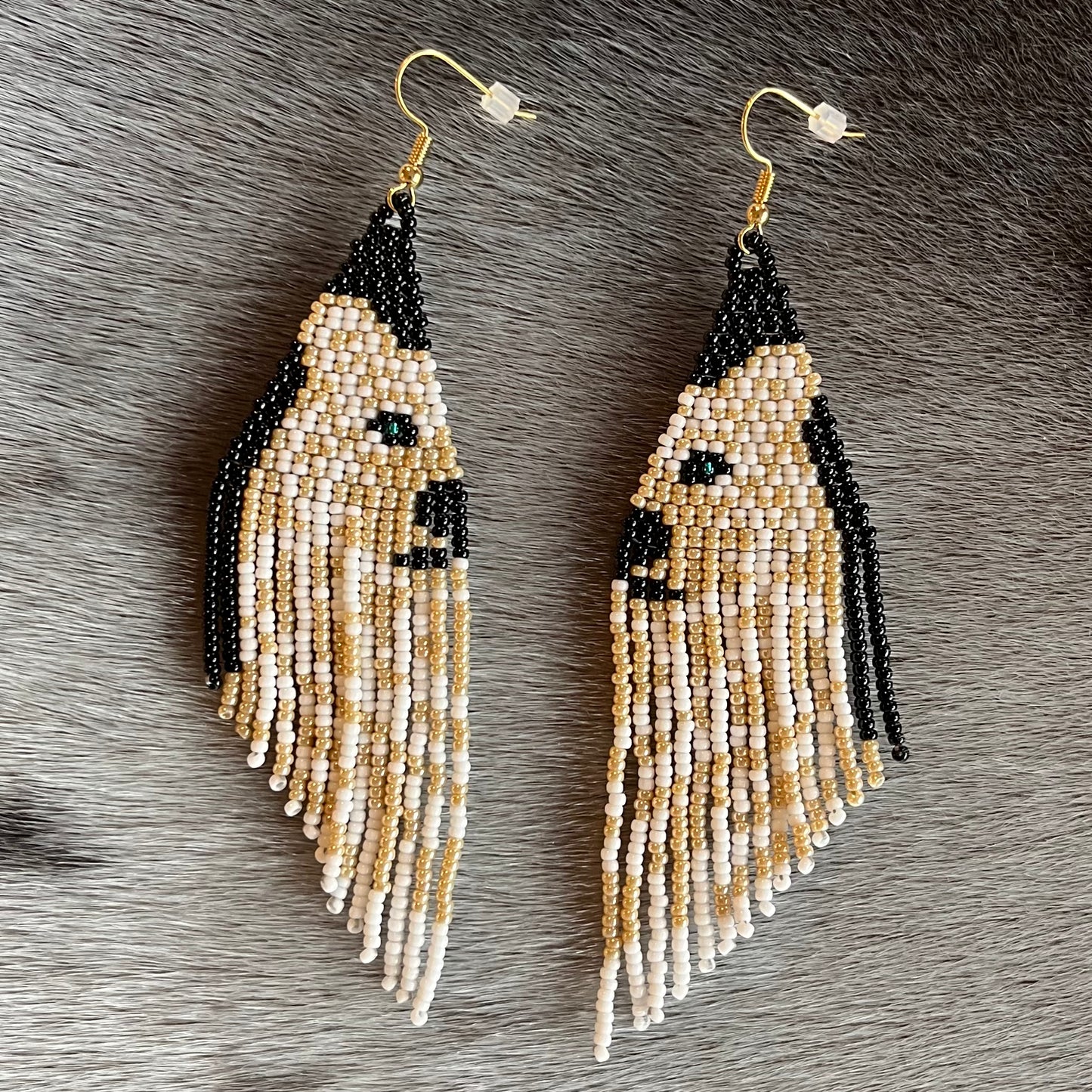 Bear Beaded Earrings