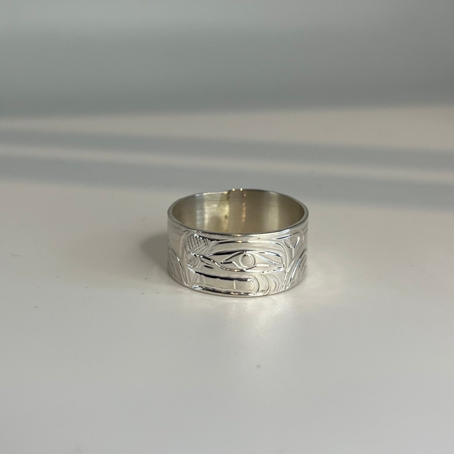 Silver Bear Ring 3/8"
