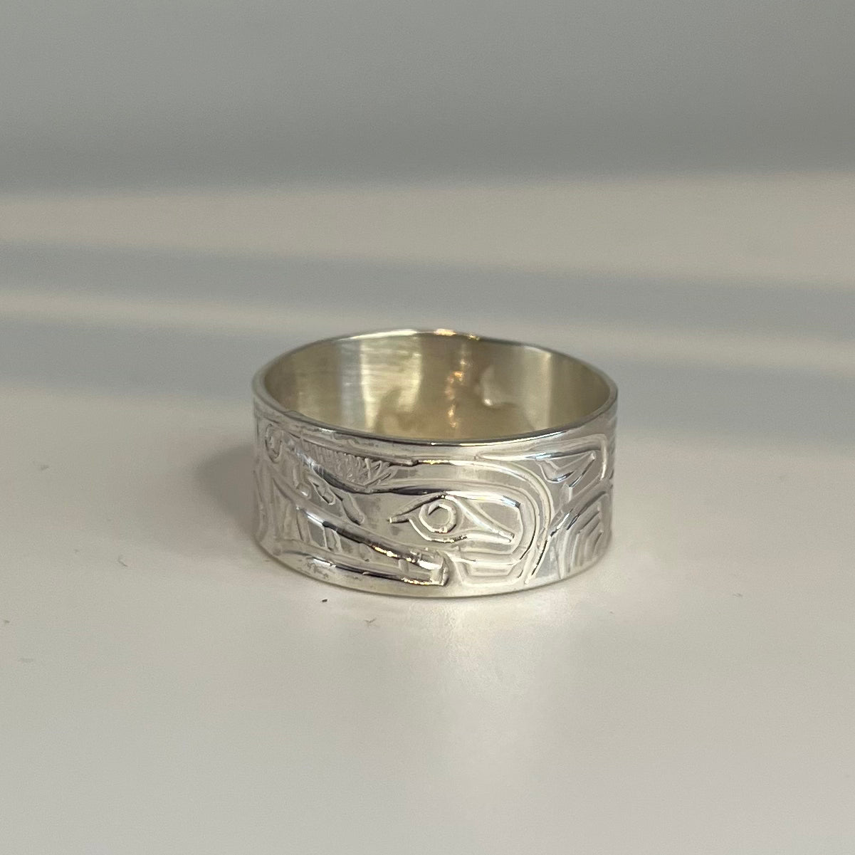 Silver Wolf Ring