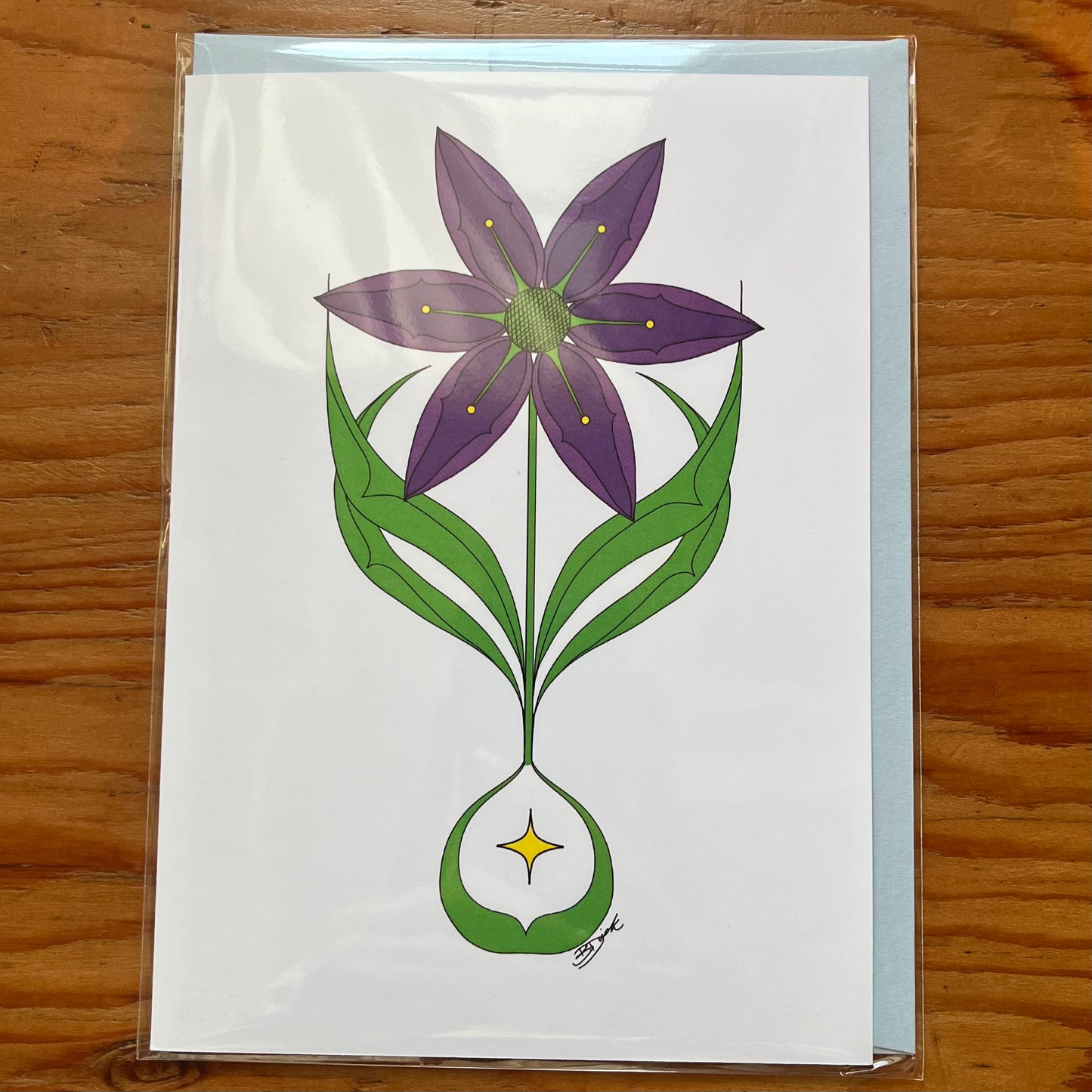 Camas Flower Greeting Card