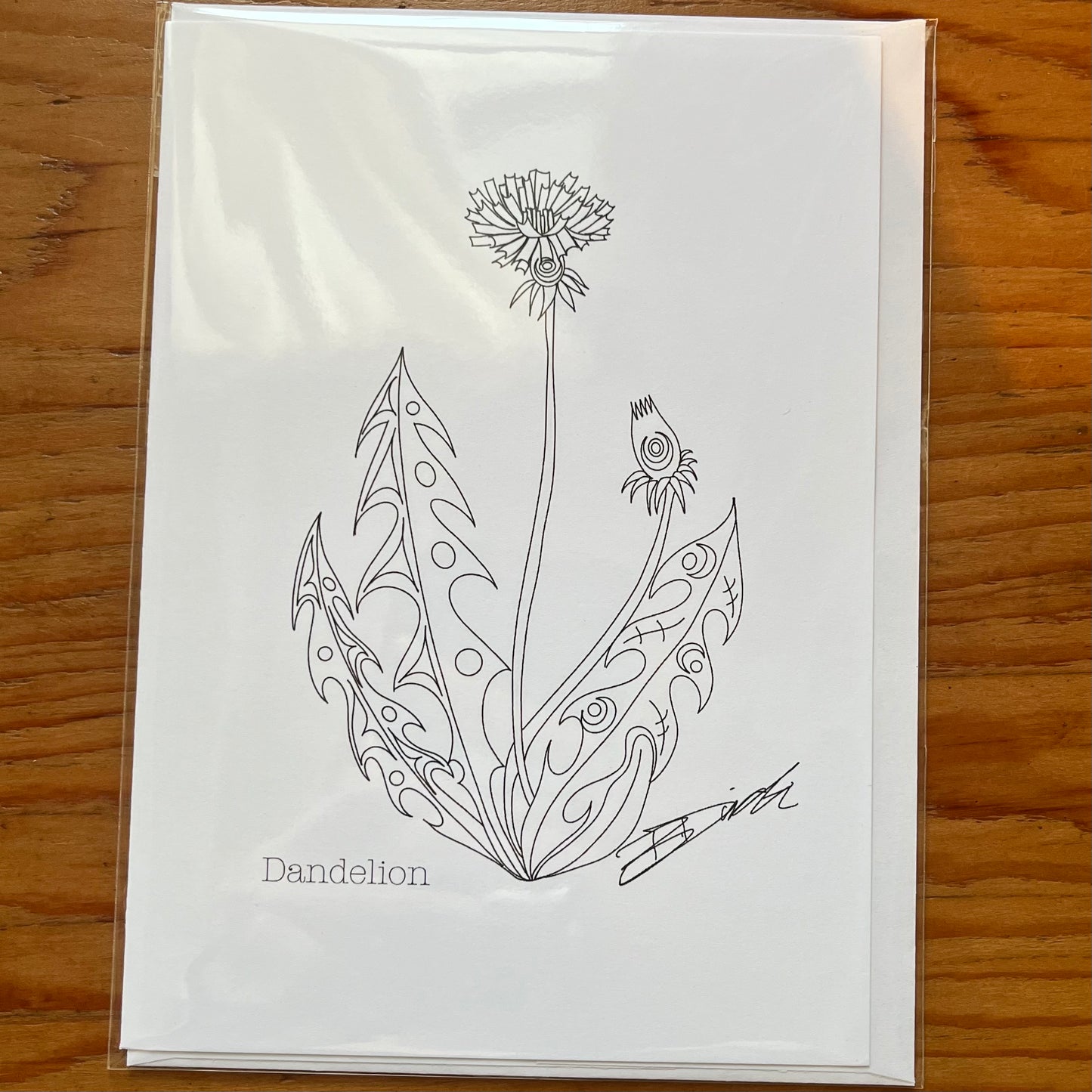 Dandelion Greeting Card