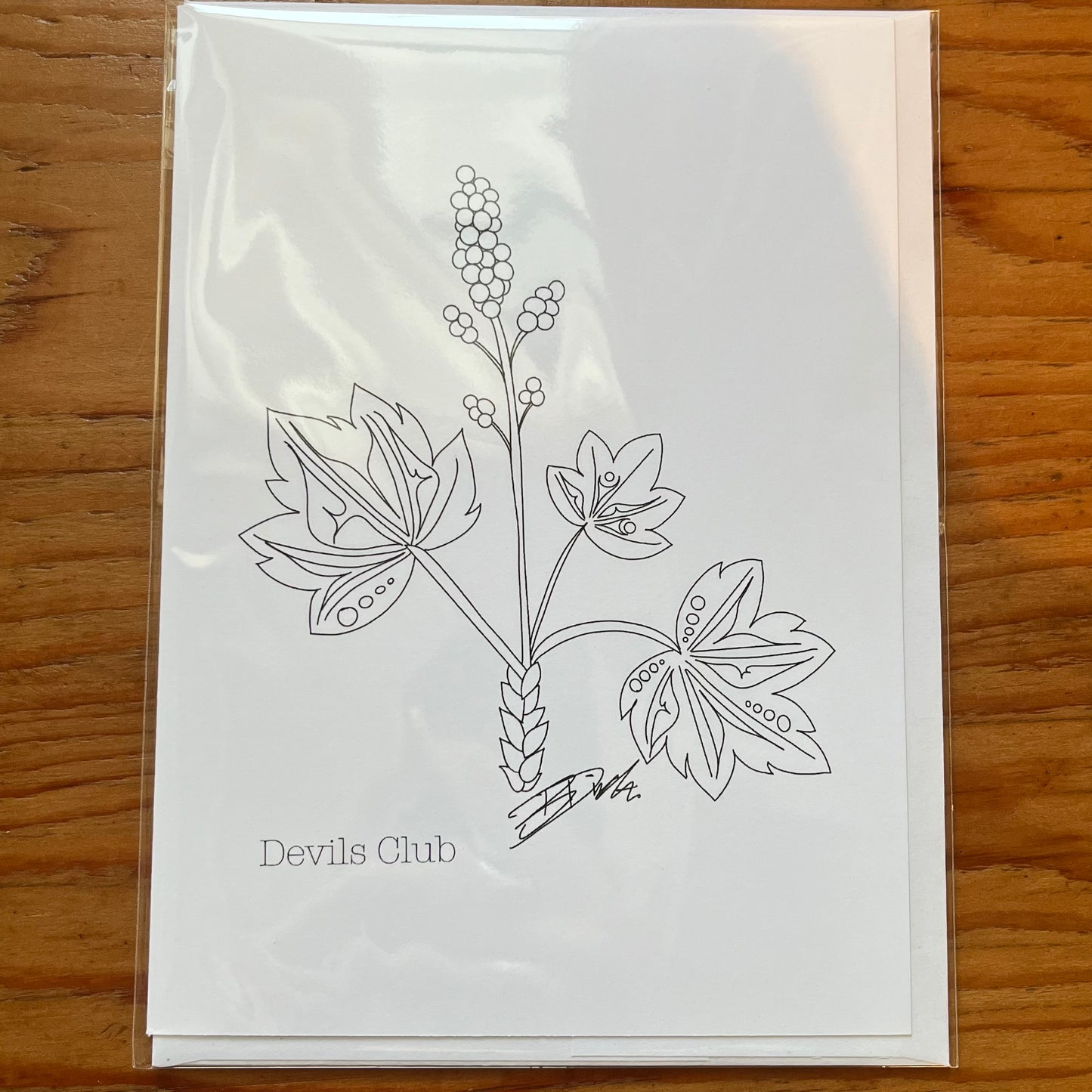 Devils Club Greeting Card