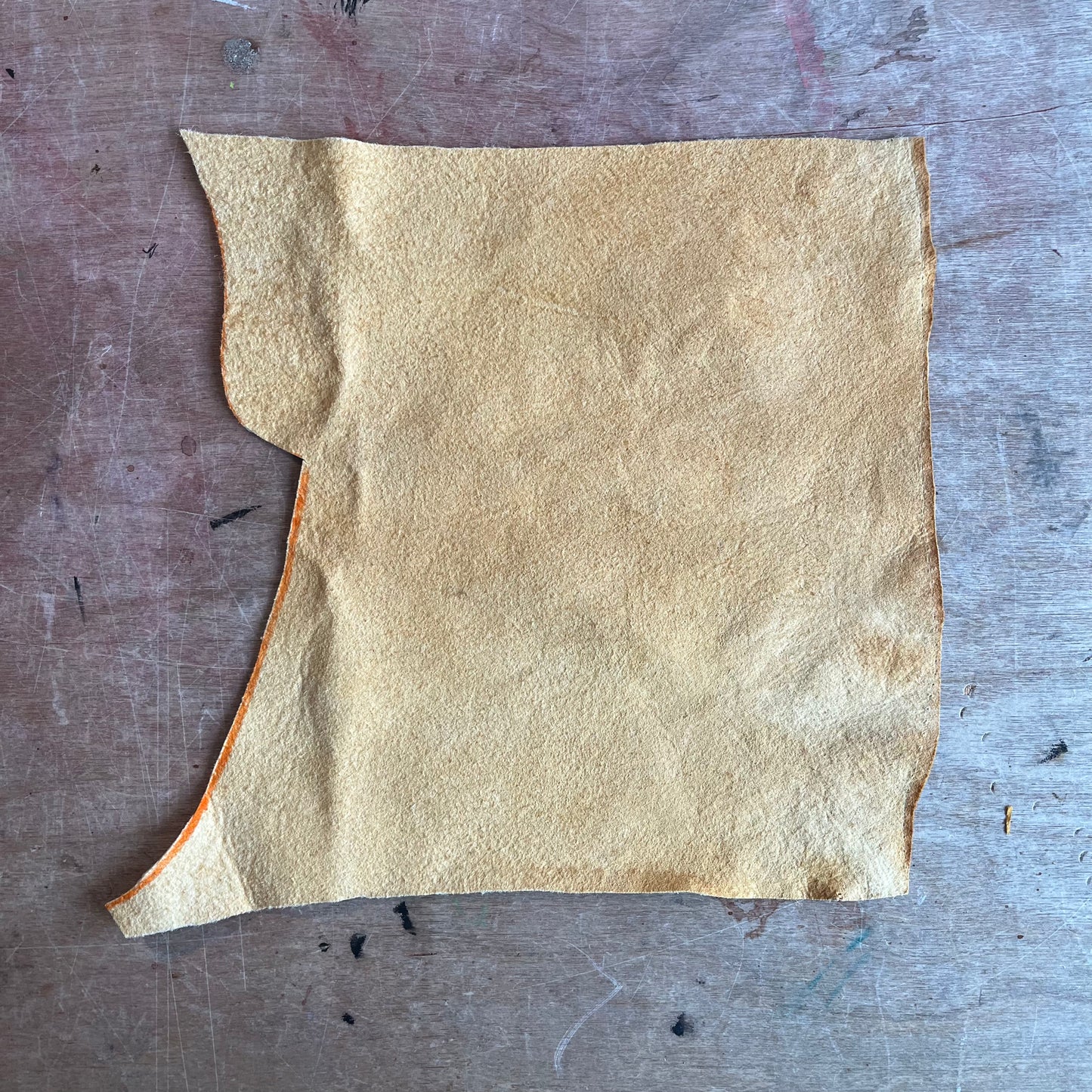 8"x7" Smoked Deer Hide