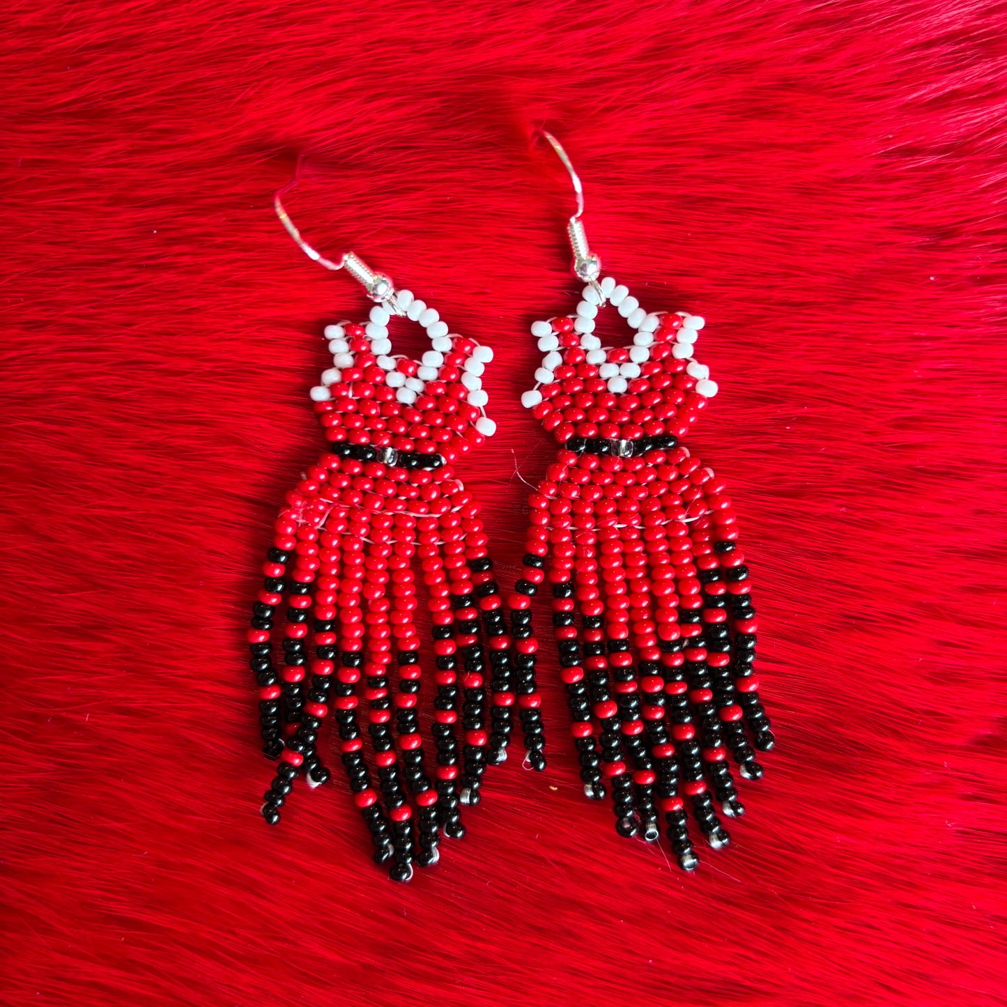 Red Dress Earrings