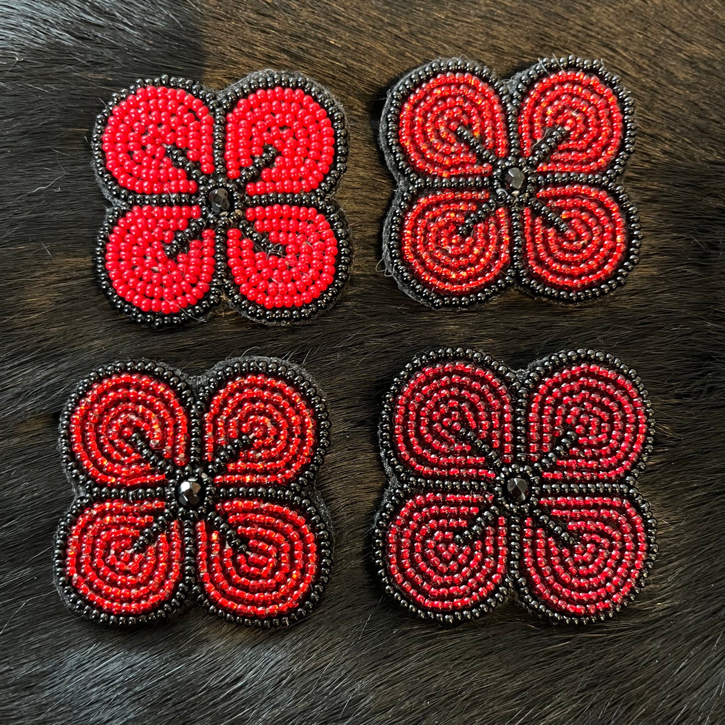 Beaded Poppies
