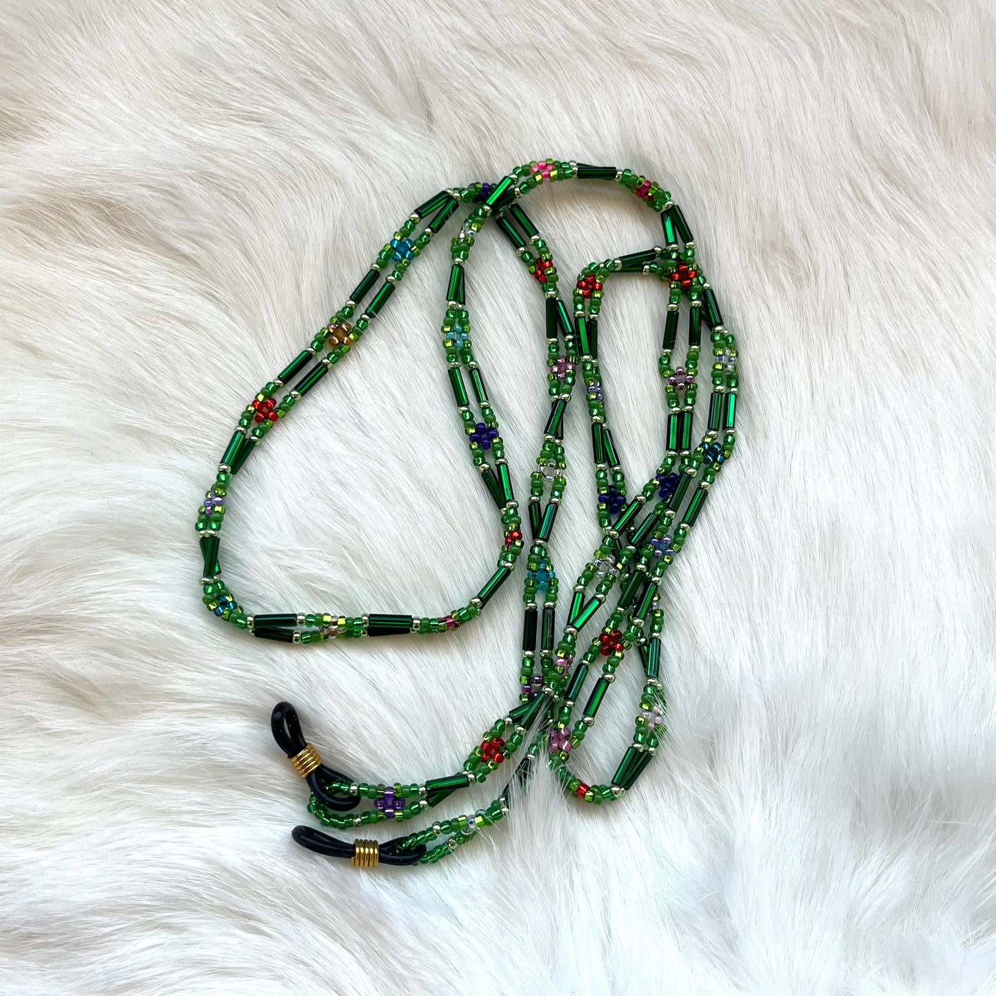 Beaded Glasses Chain - Assorted Colours and Sizes