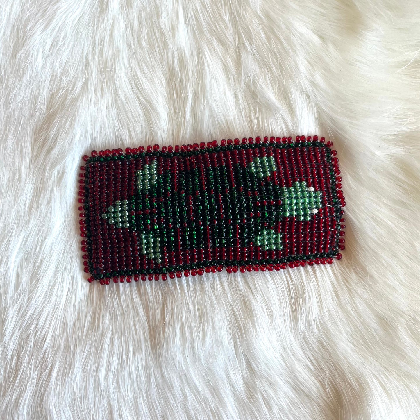 Red and Green Turtle Barrette
