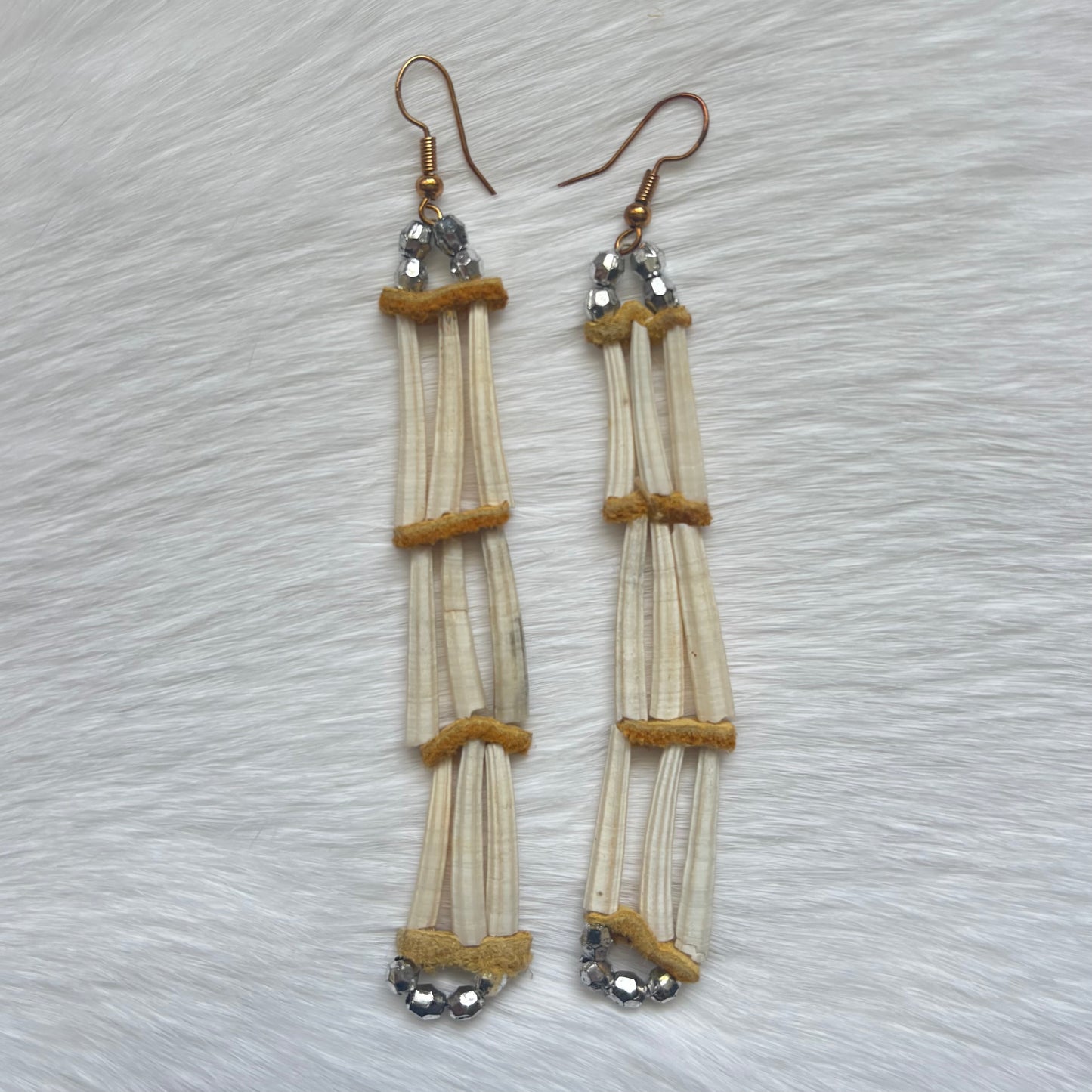 Dentalium Shell Earrings