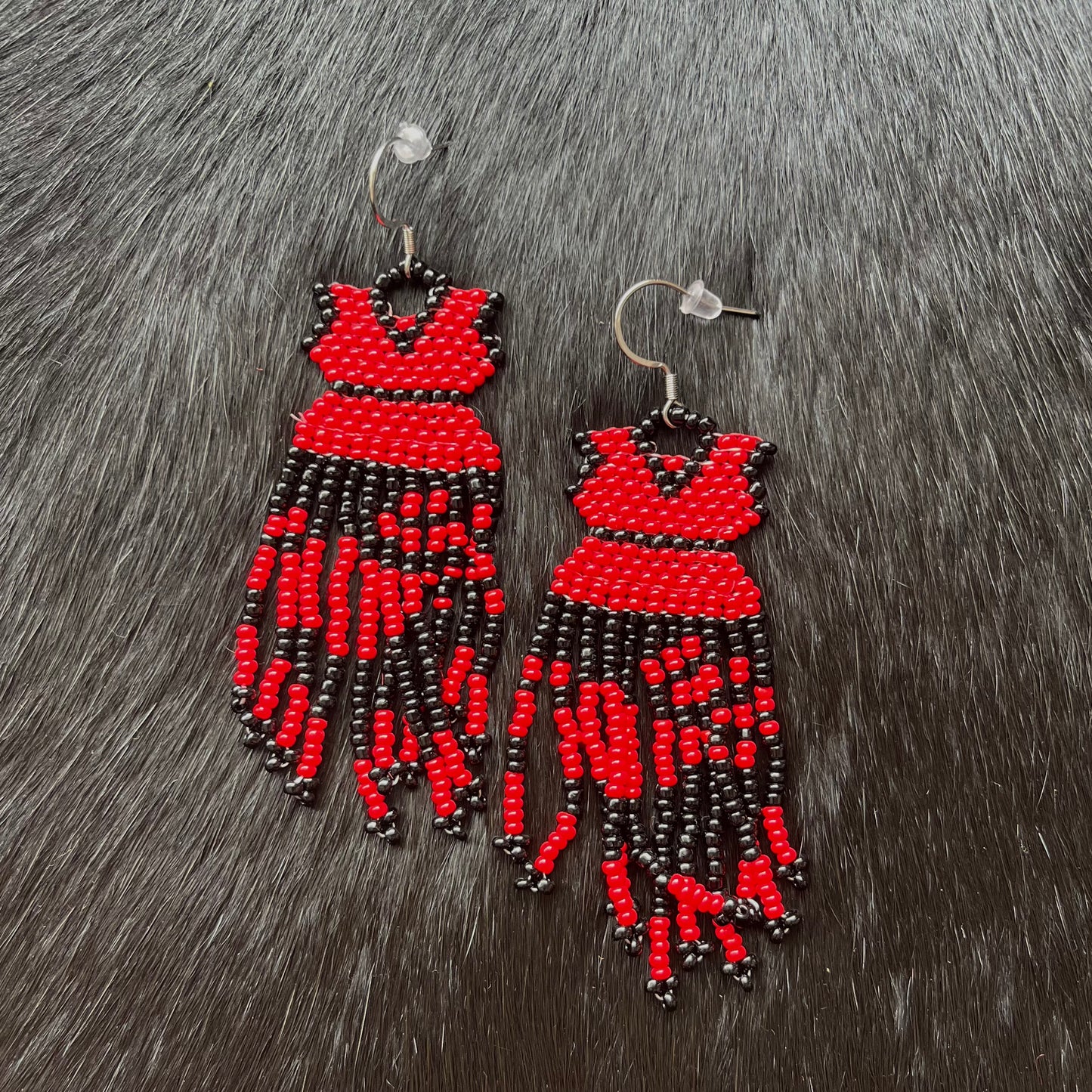 MMIWG&2s Red Dress Earrings