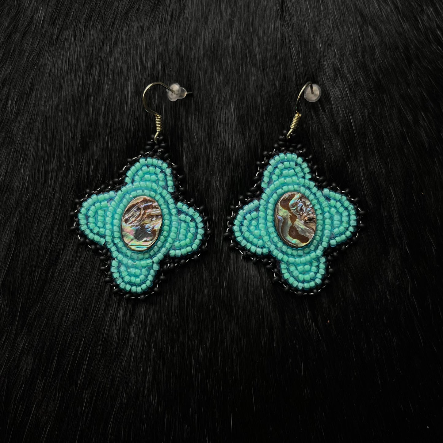 Clover Abalone Earrings