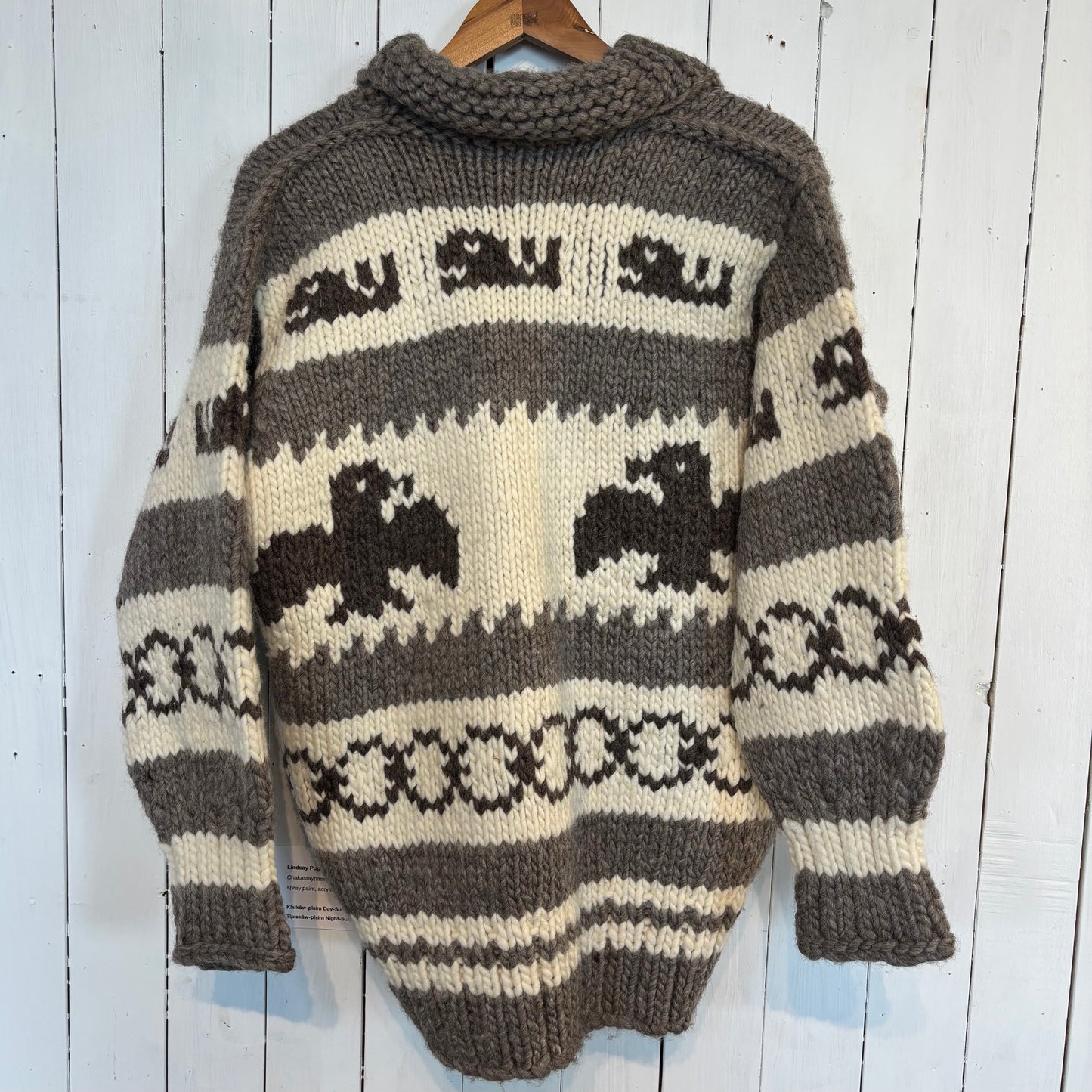 Cowichan Sweater B8-Ravens