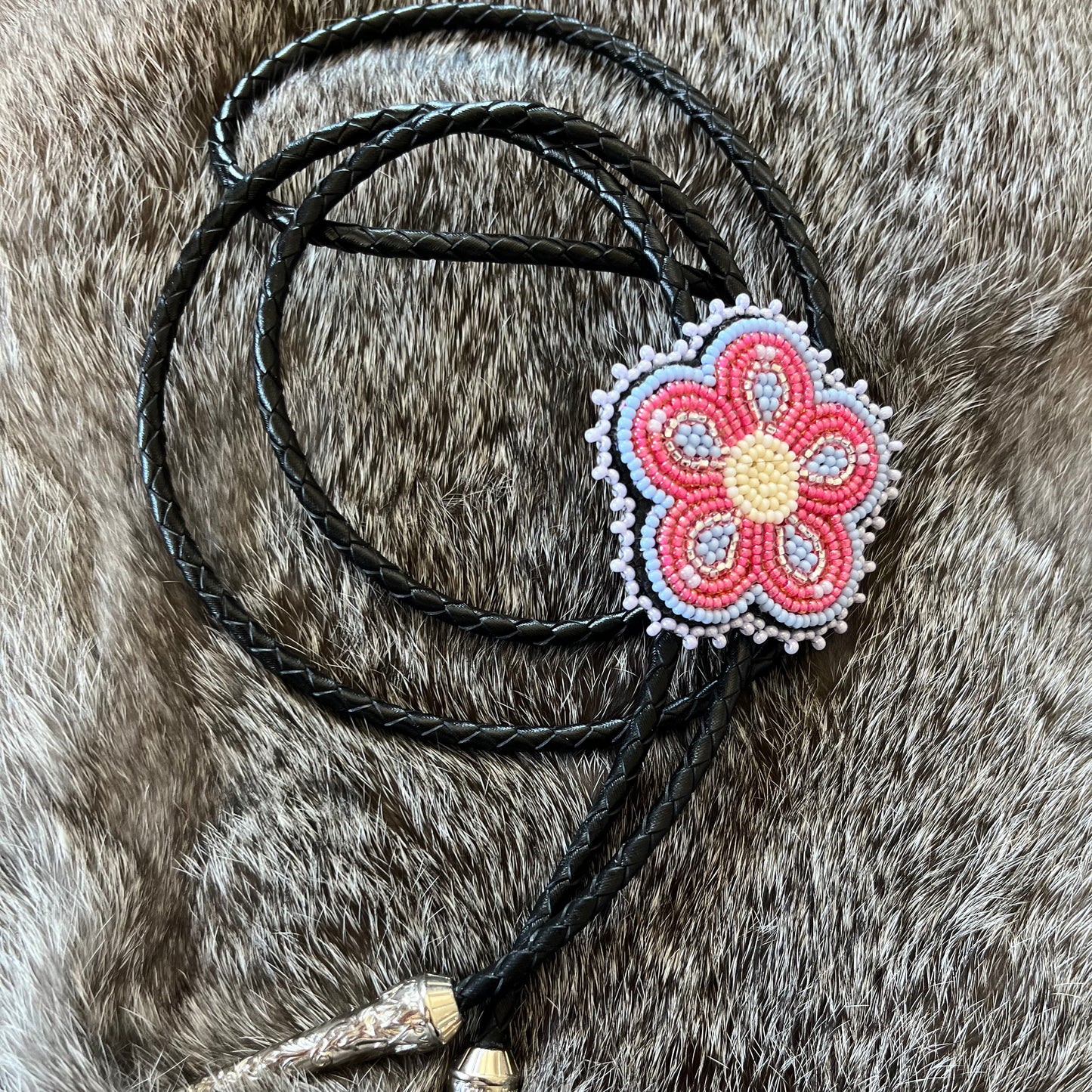 Five Petal Bolo Tie