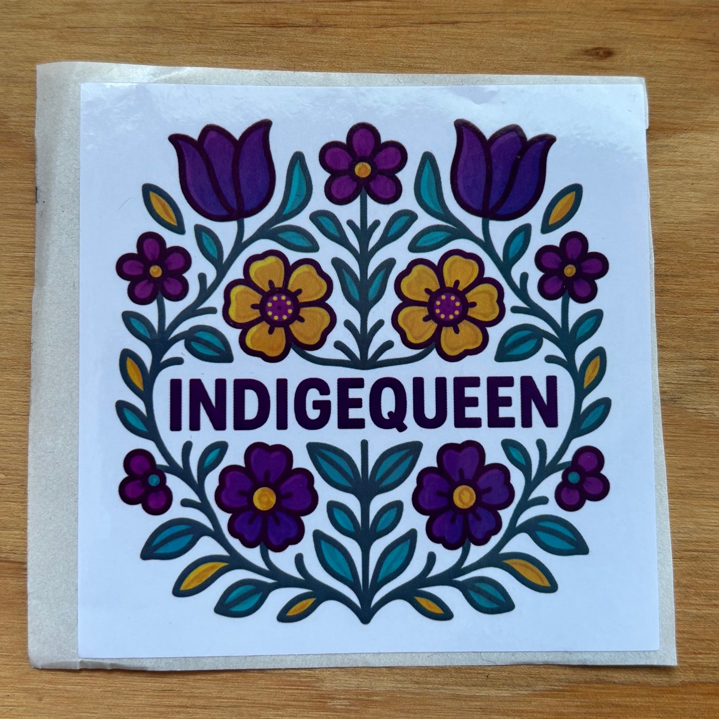 Indigequeen Sticker