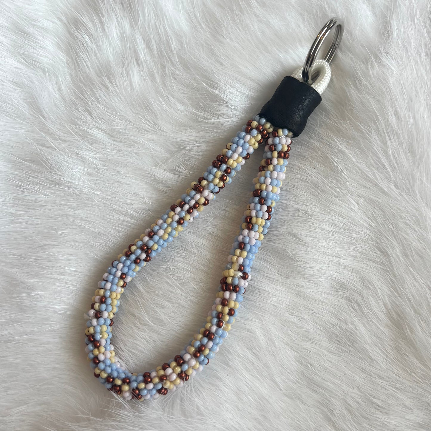 5" Multi-Colour Bead Soup Lanyard
