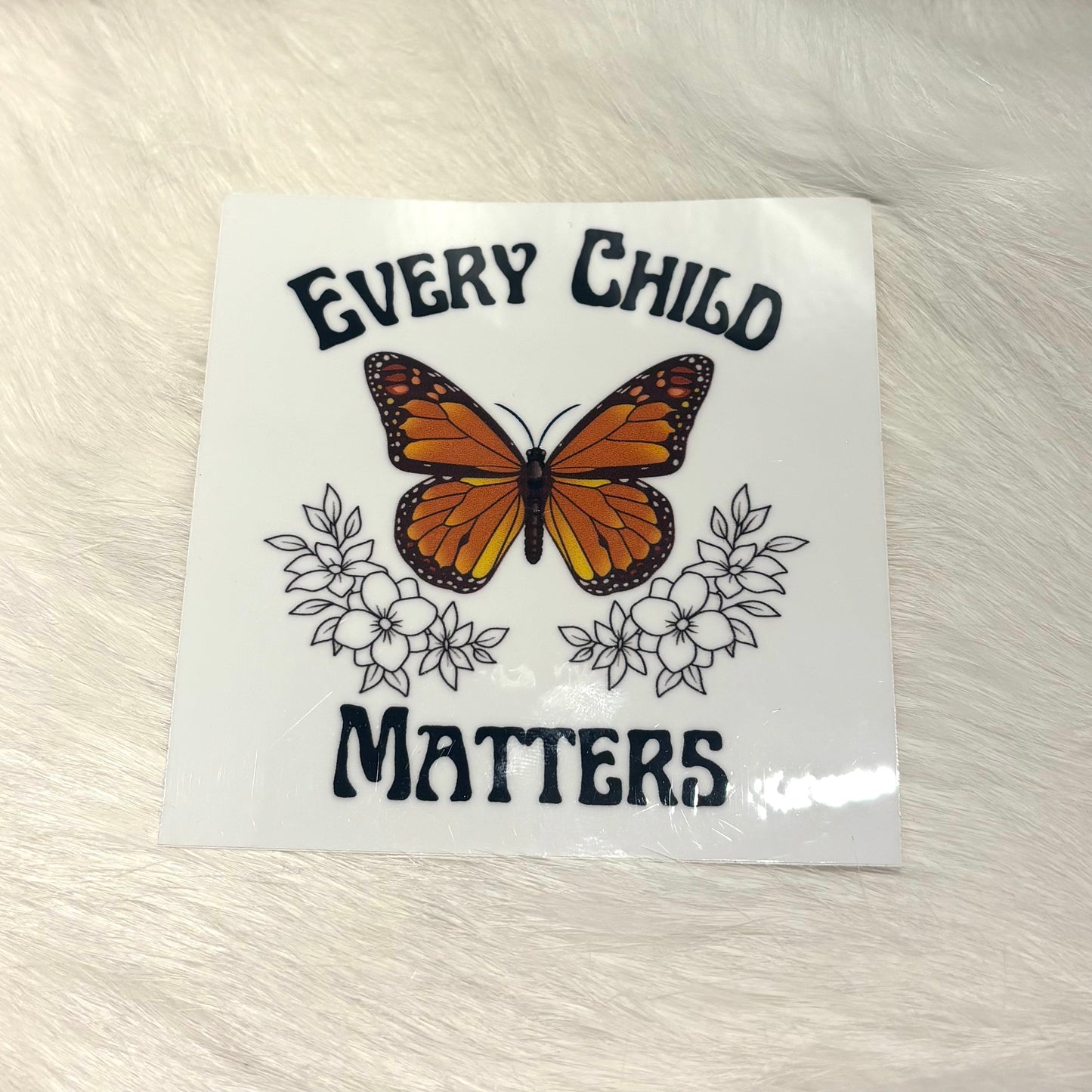 "Every Child Matters" Butterfly Sticker