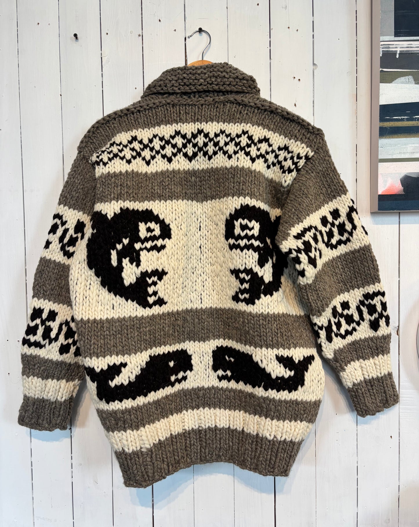 Cowichan Sweater - Whale Pattern