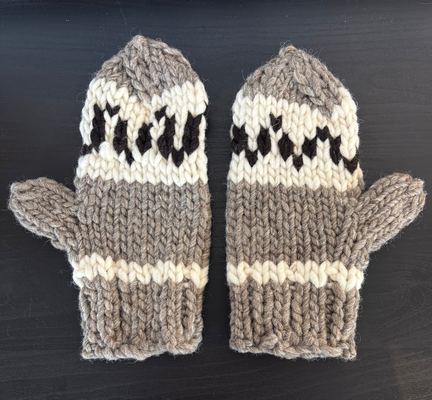 Cowichan Knit Mittens