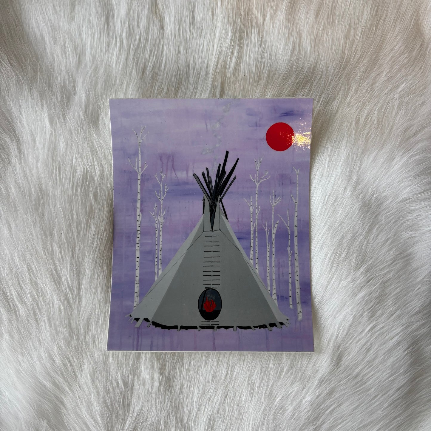 "At Jordan's Lodge" Sticker by Rhudey