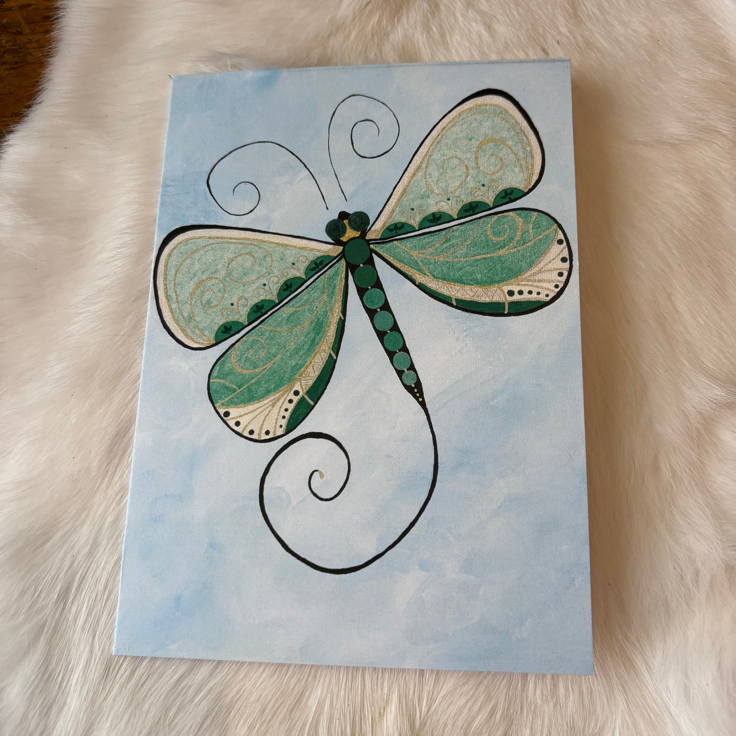 "Sacred Dragonfly" Greeting Card | Rebecca Maracle