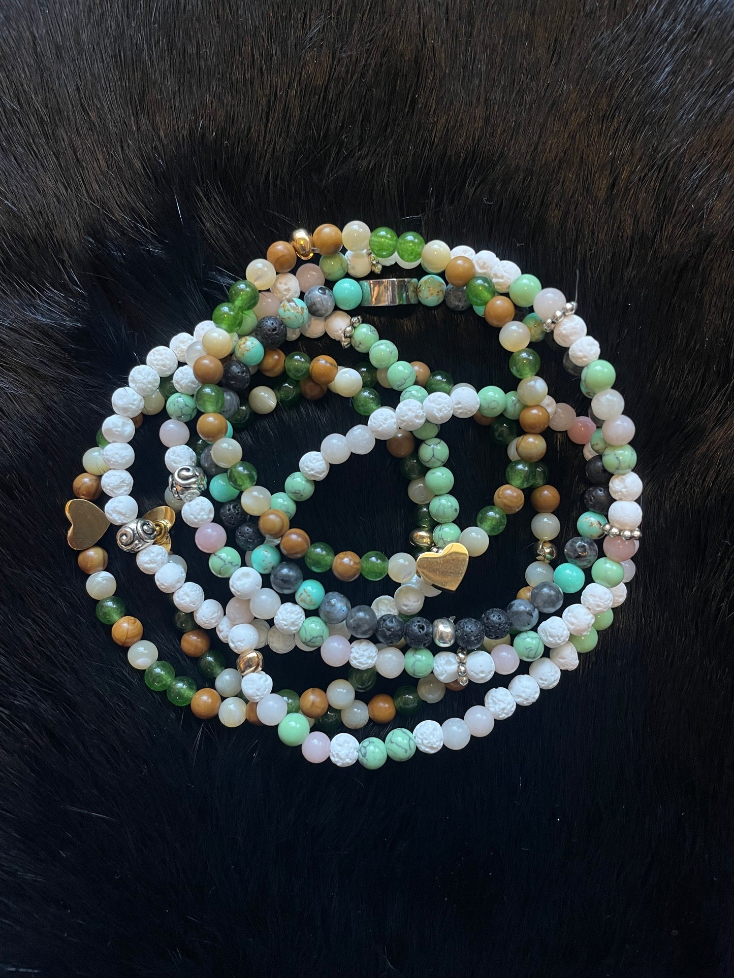 Stretch Gemstone Bracelets (Assorted Sizes)
