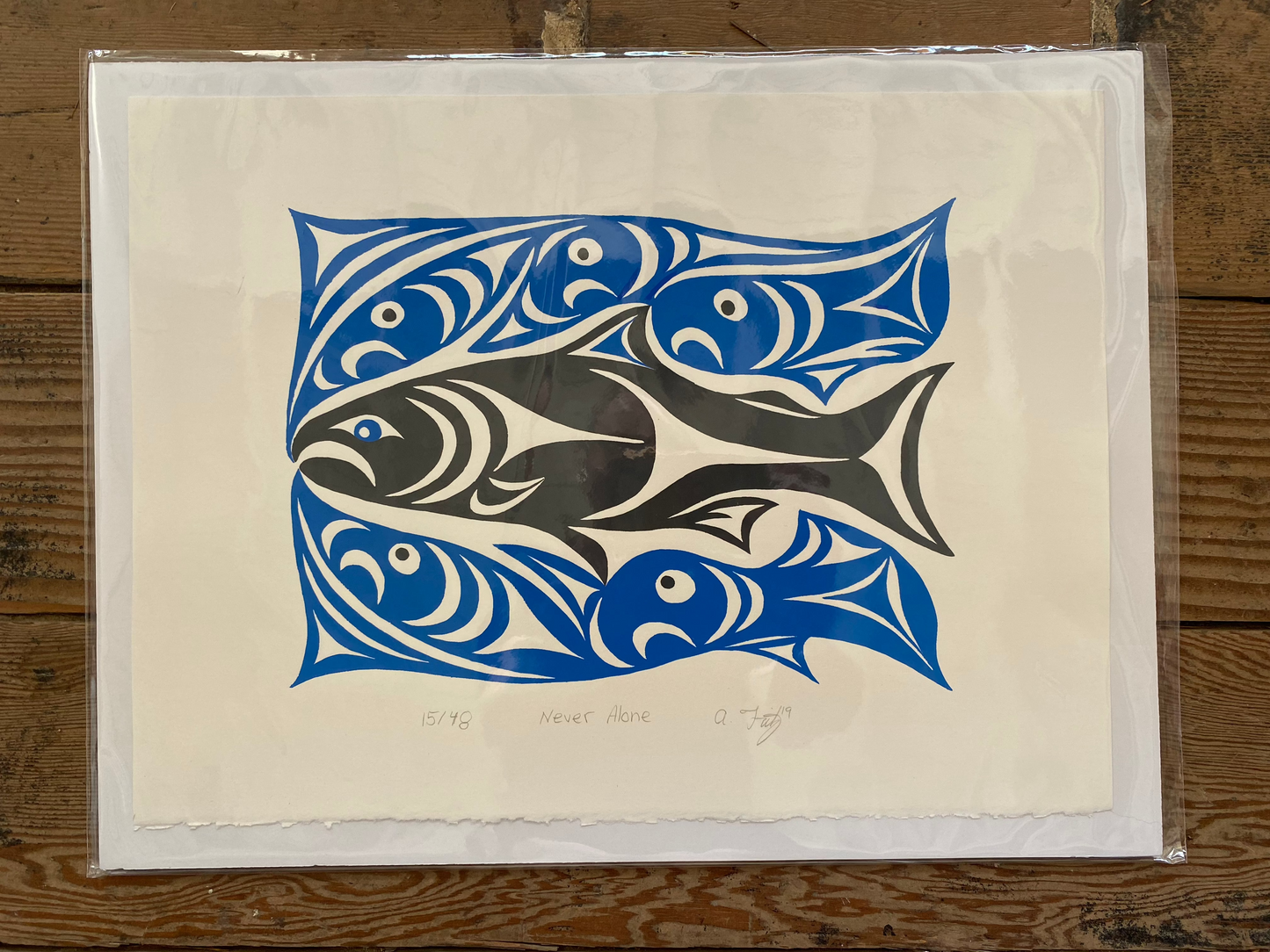 "Never Alone" Limited Edition Serigraph Print