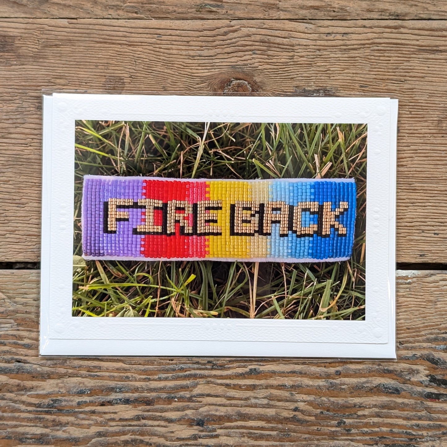 Fireback Photographic Greeting Card