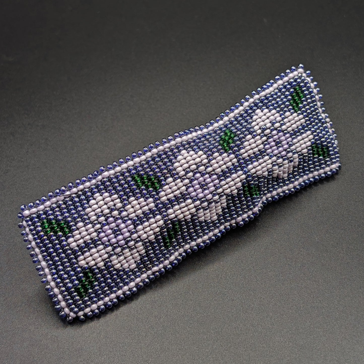 Floral Loom Beaded Barrettes