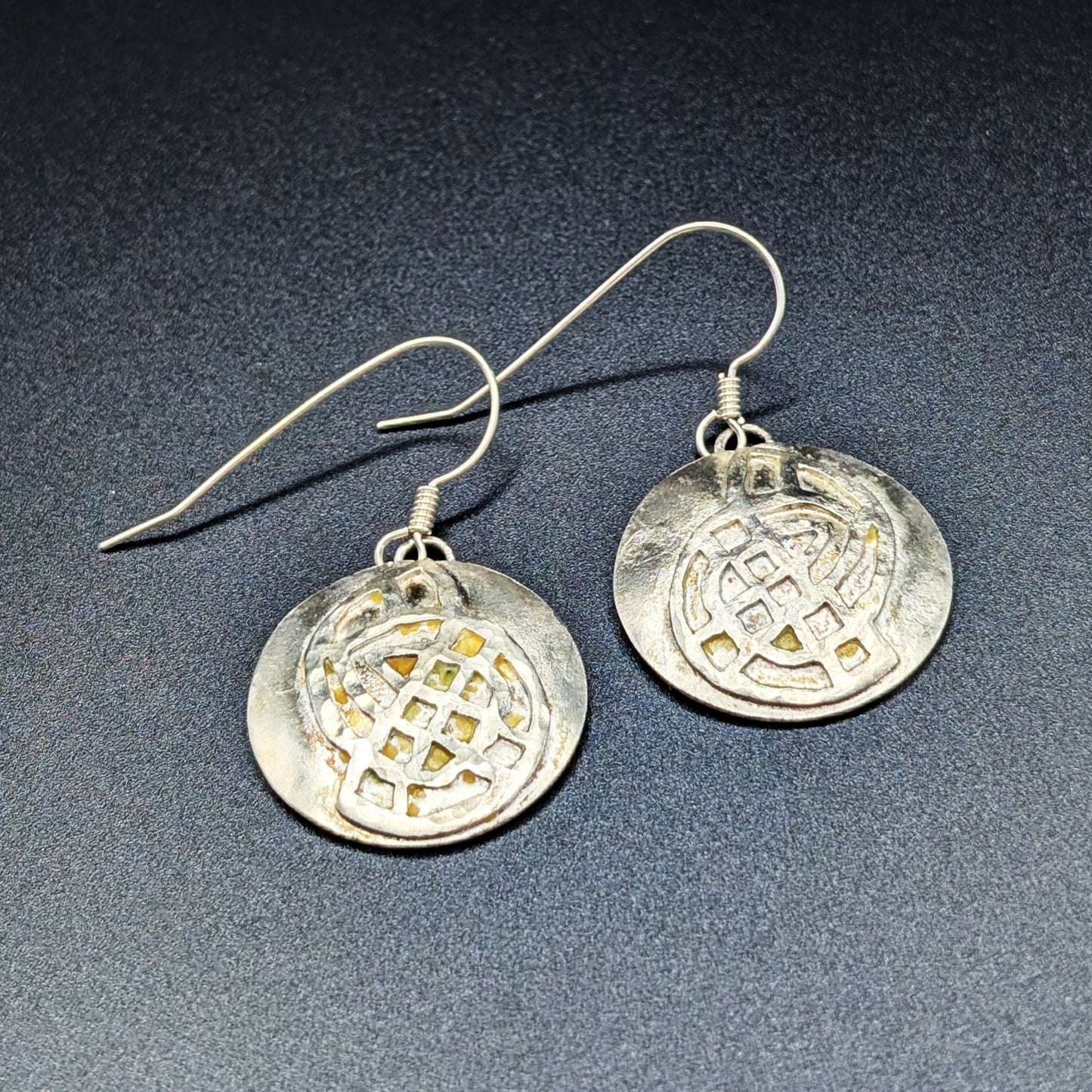 Matrix Silver Sterling Silver Dangle Earrings