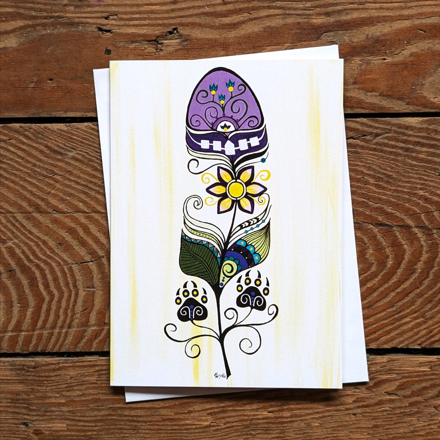 "Medicine Walk" Art Greeting Card | Rebecca Maracle
