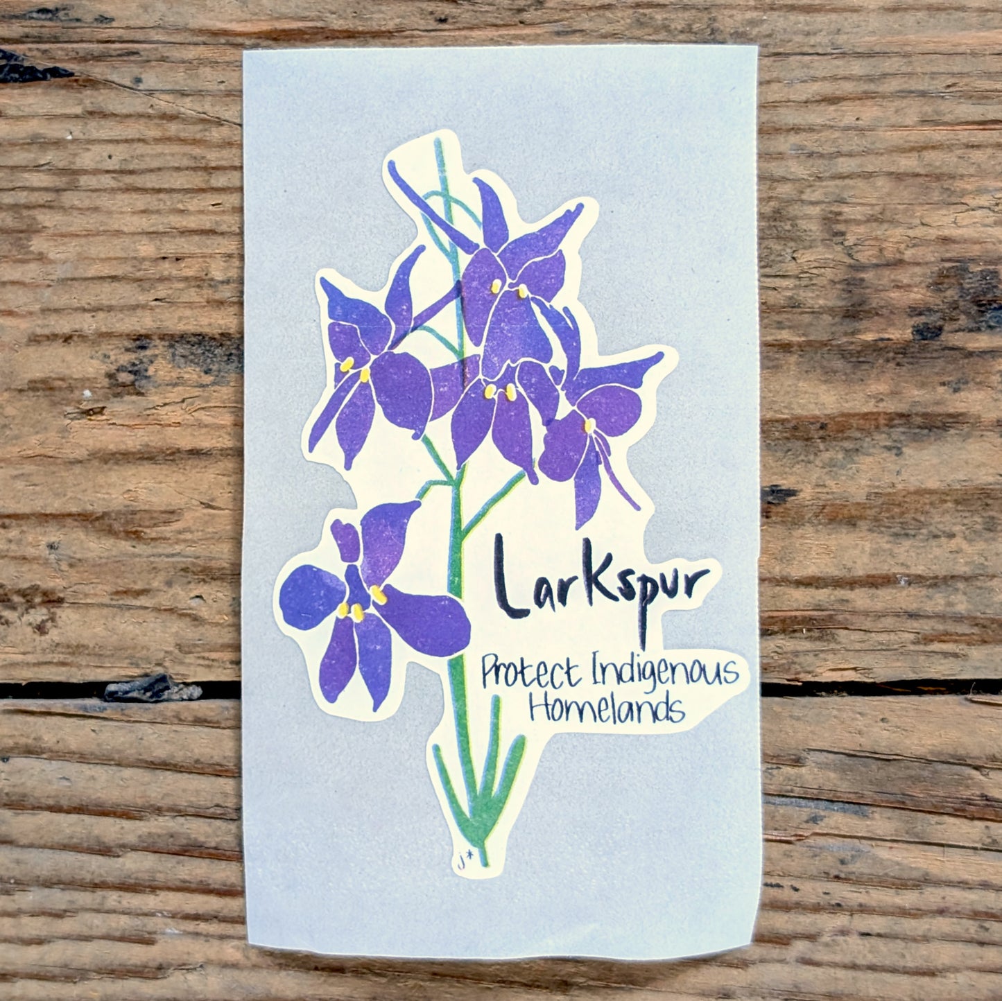 Larkspur Sticker