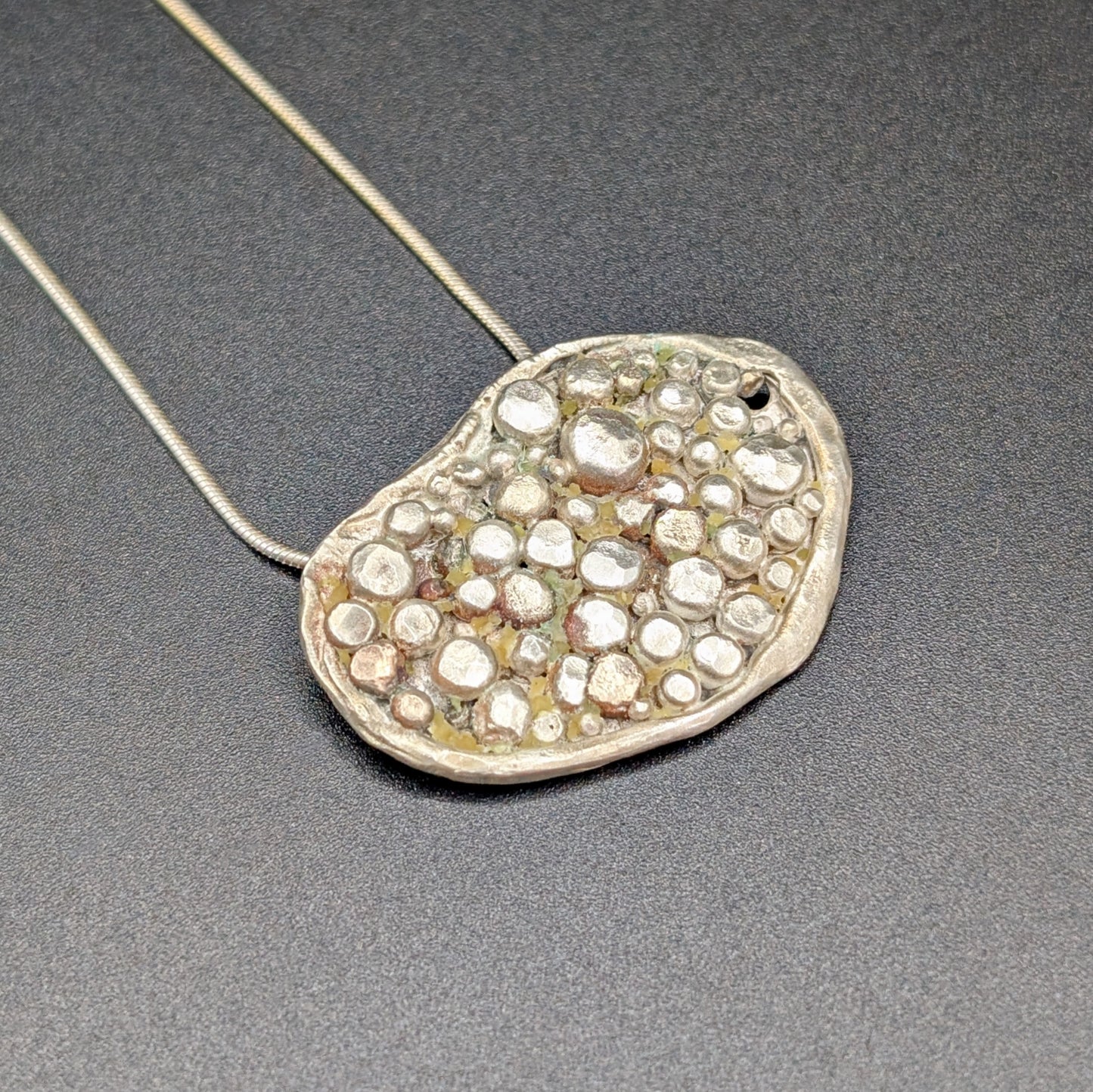 "Pebbles in the Water" Sterling Silver Necklace