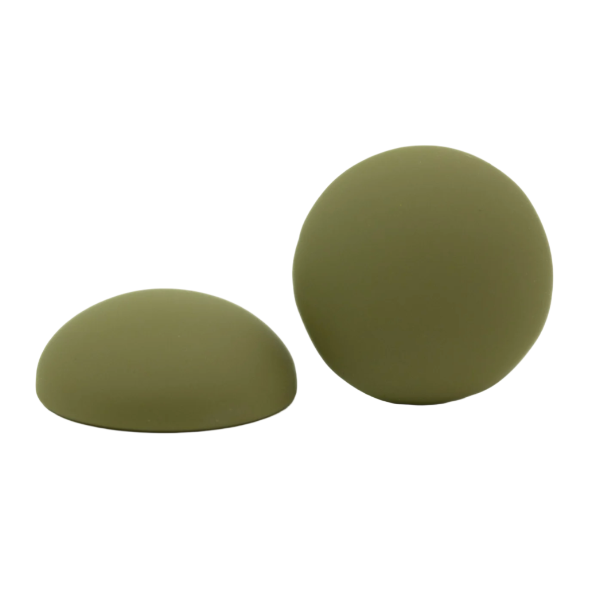 Matcha Green Round Matte Cabochons
