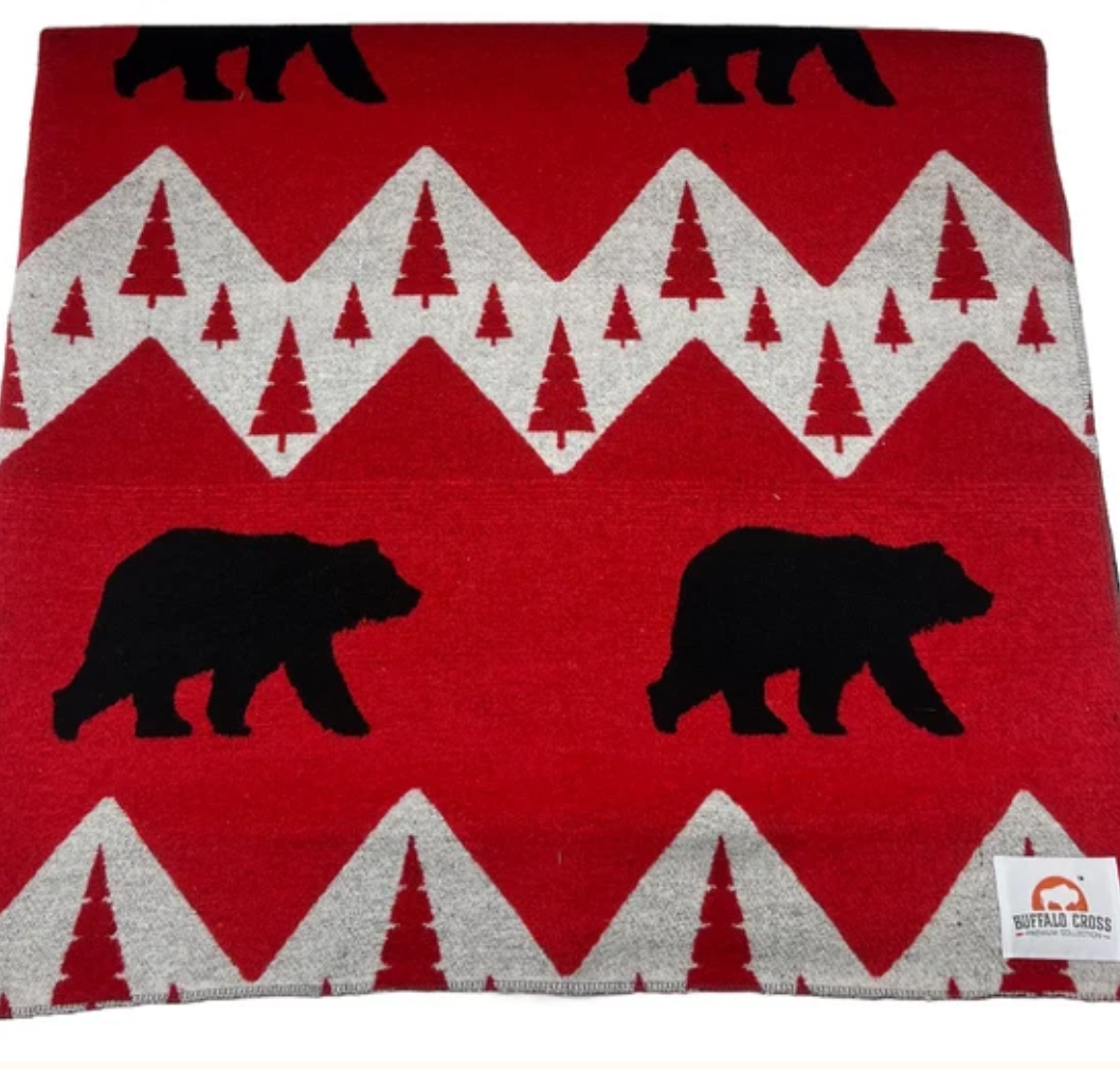 Buffalo Cross (Premium) Throw Blanket