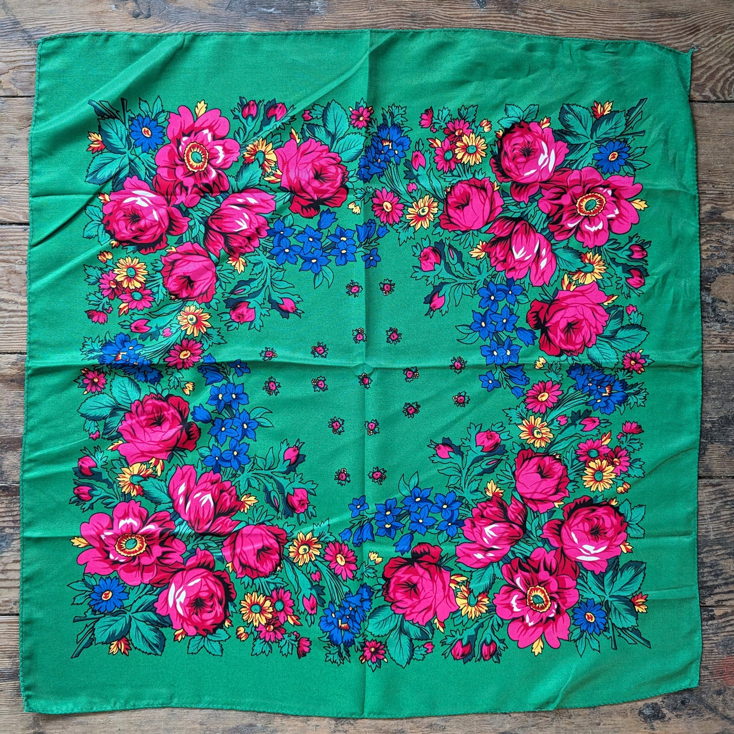 Emerald Green Kokum Scarves