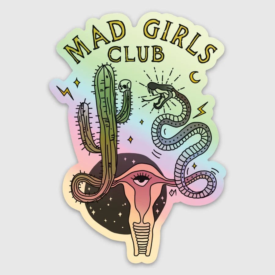 "Mad Girls Club" Sticker