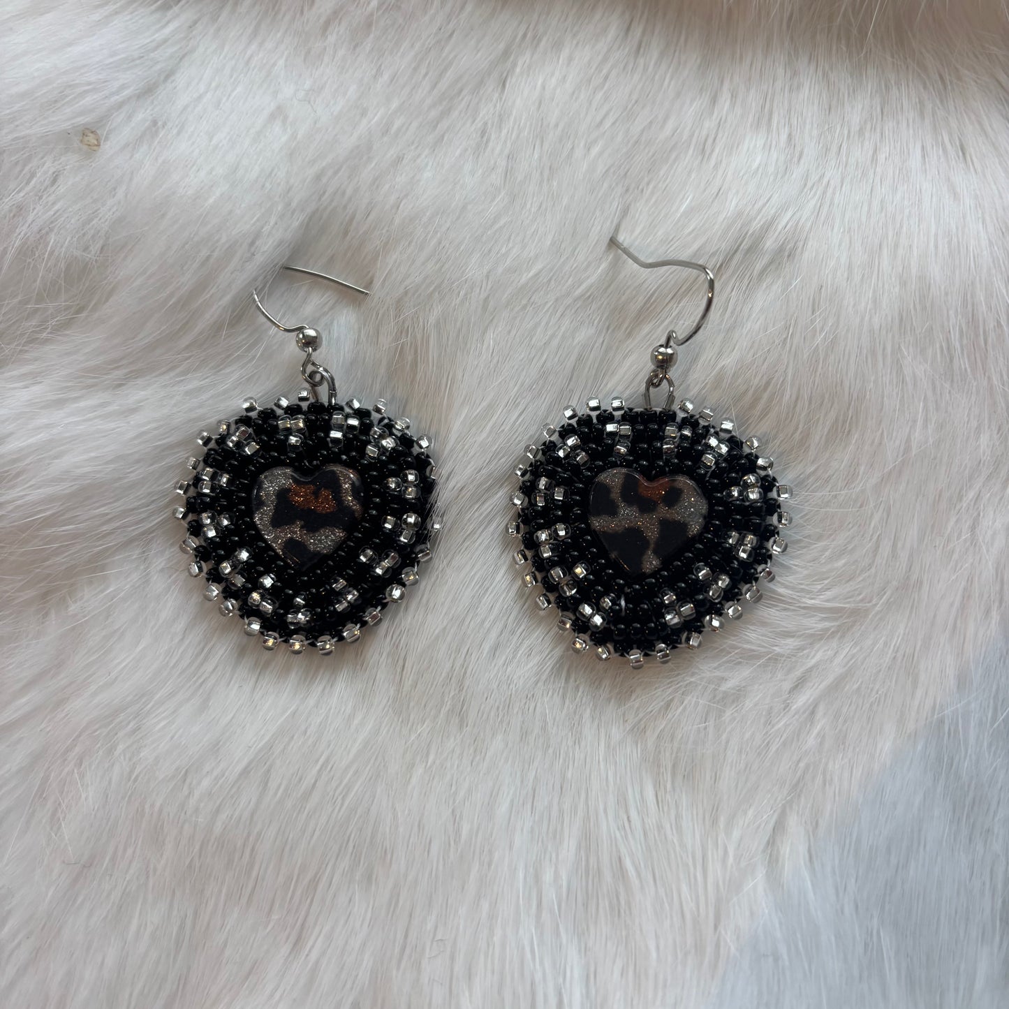 Cheetah Print Hearts