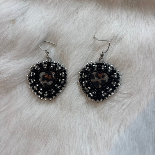 Cheetah Print Hearts